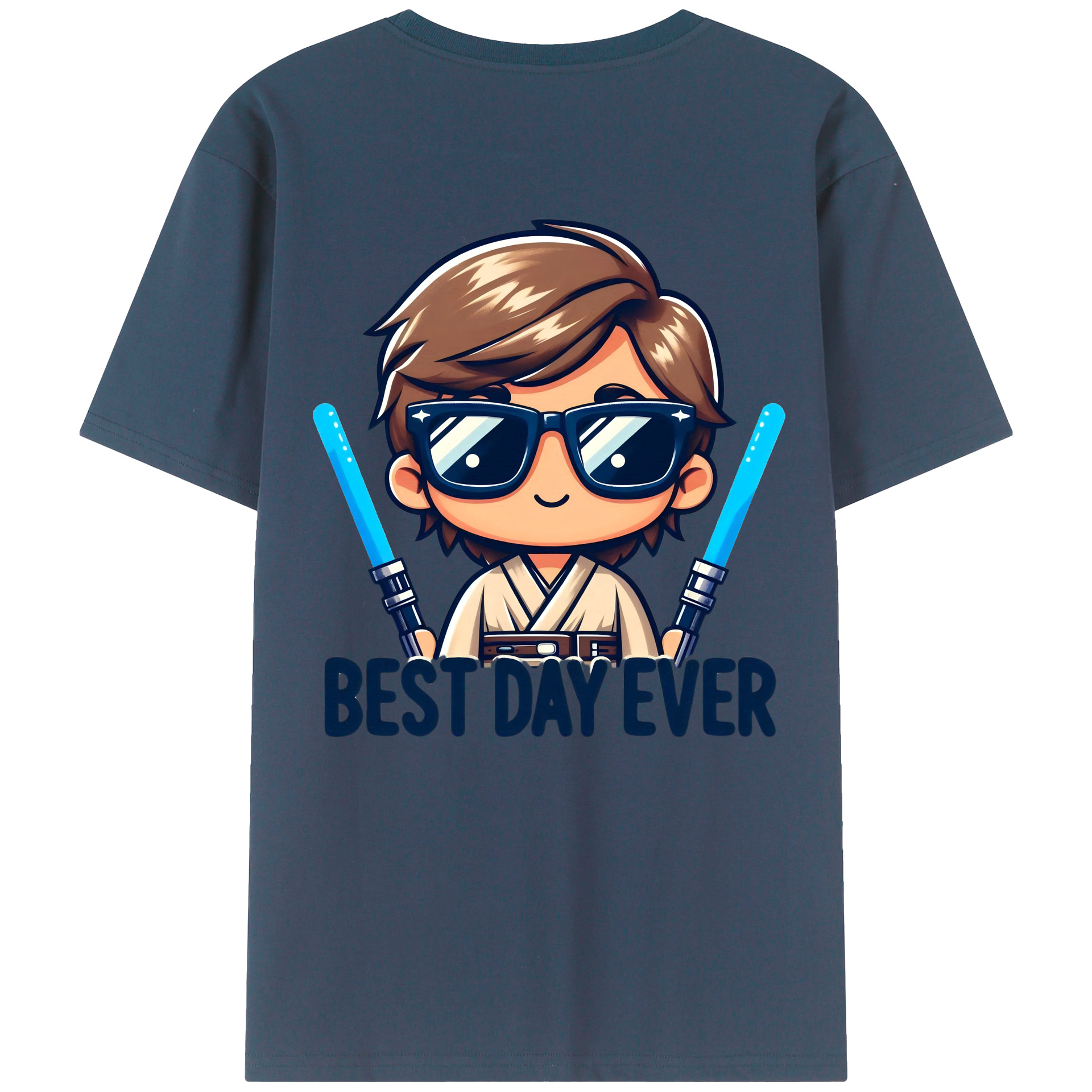 （画像用） スター・ウォーズ Star Wars 綿100％ メンズ半袖Tシャツ（バックプリント） 通気性
