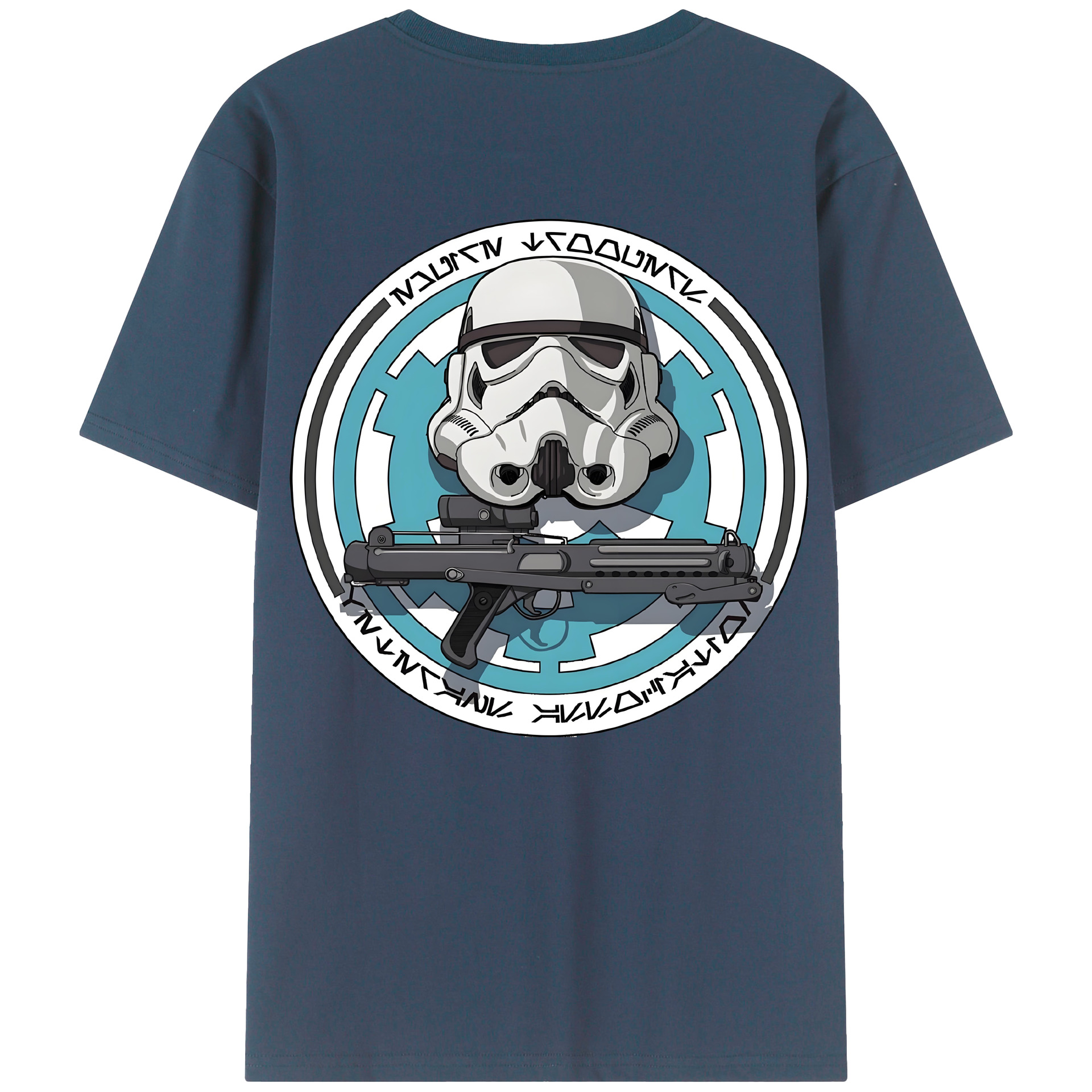 （画像用） スター・ウォーズ Star Wars 綿100％ メンズ半袖Tシャツ（バックプリント） 通気性