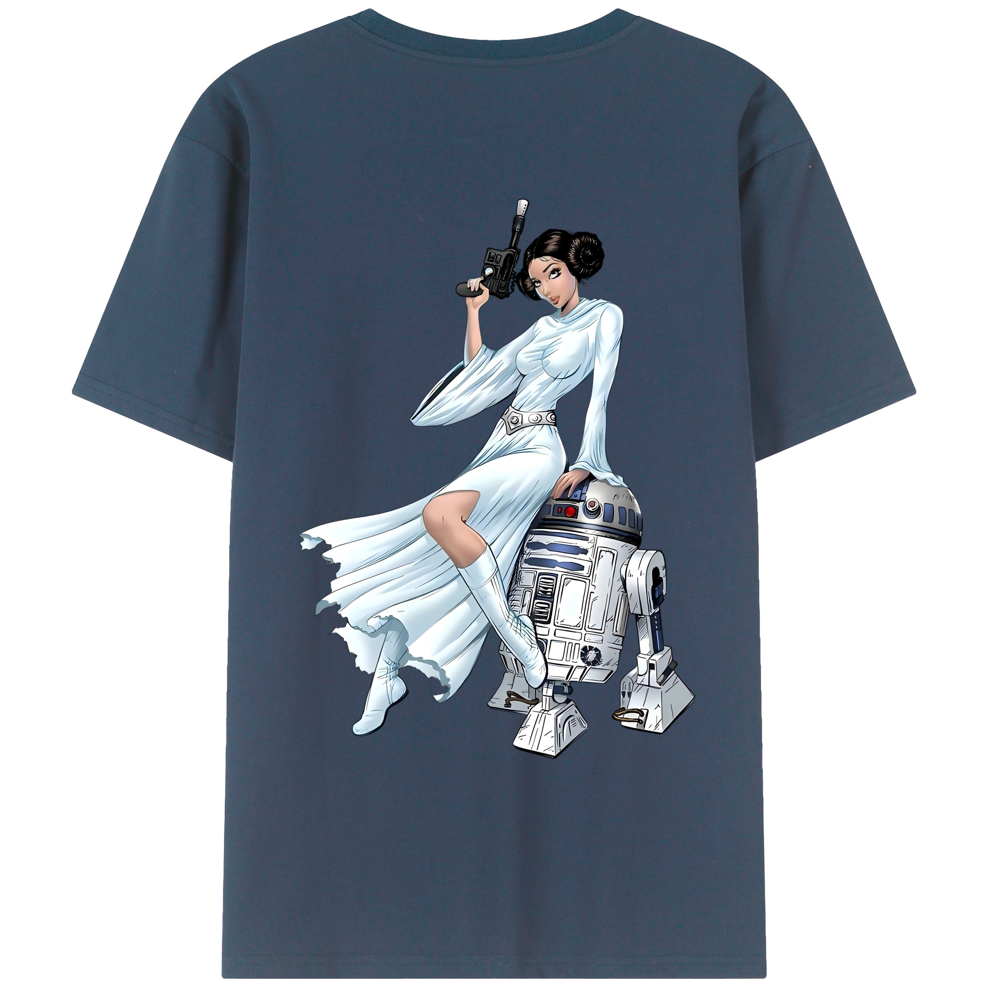 （画像用） スター・ウォーズ Star Wars 綿100％ メンズ半袖Tシャツ（バックプリント） 通気性