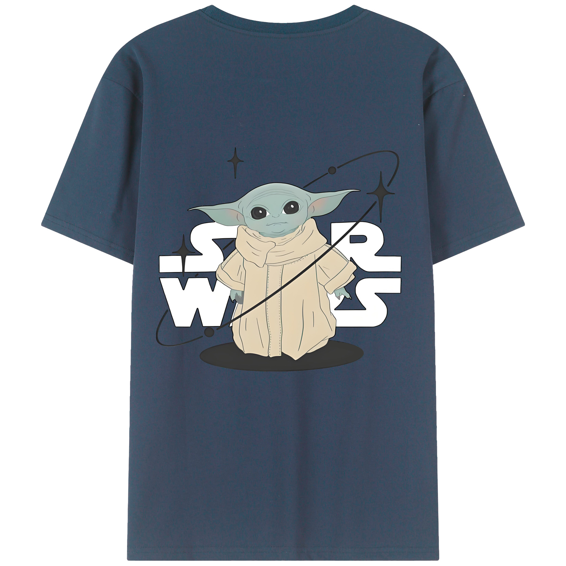 （画像用） スター・ウォーズ Star Wars 綿100％ メンズ半袖Tシャツ（バックプリント） 通気性
