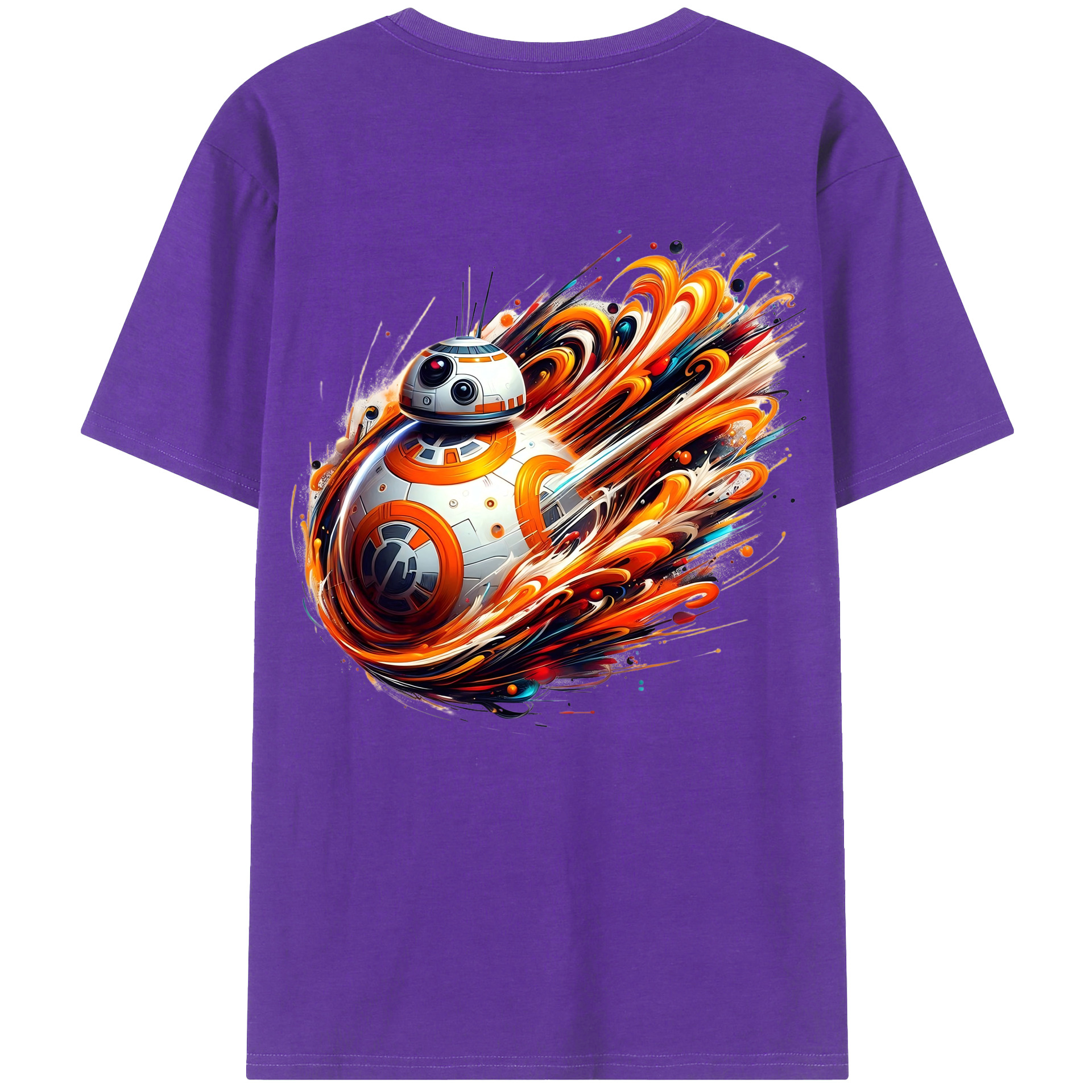 （画像用） スター・ウォーズ Star Wars 綿100％ メンズ半袖Tシャツ（バックプリント） 通気性