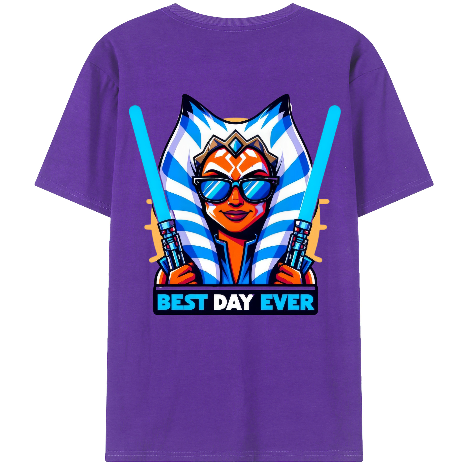 （画像用） スター・ウォーズ Star Wars 綿100％ メンズ半袖Tシャツ（バックプリント） 通気性