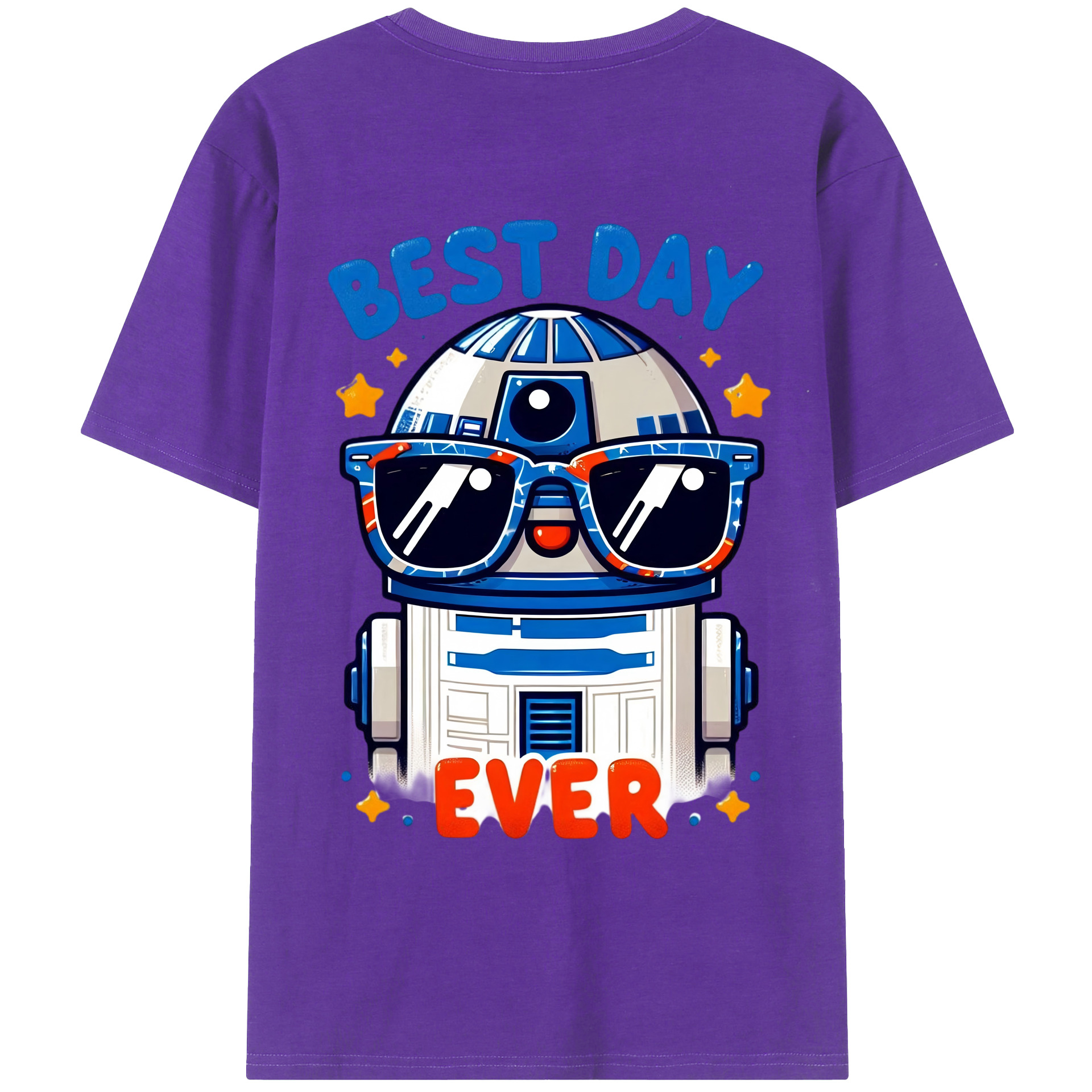 （画像用） スター・ウォーズ Star Wars 綿100％ メンズ半袖Tシャツ（バックプリント） 通気性