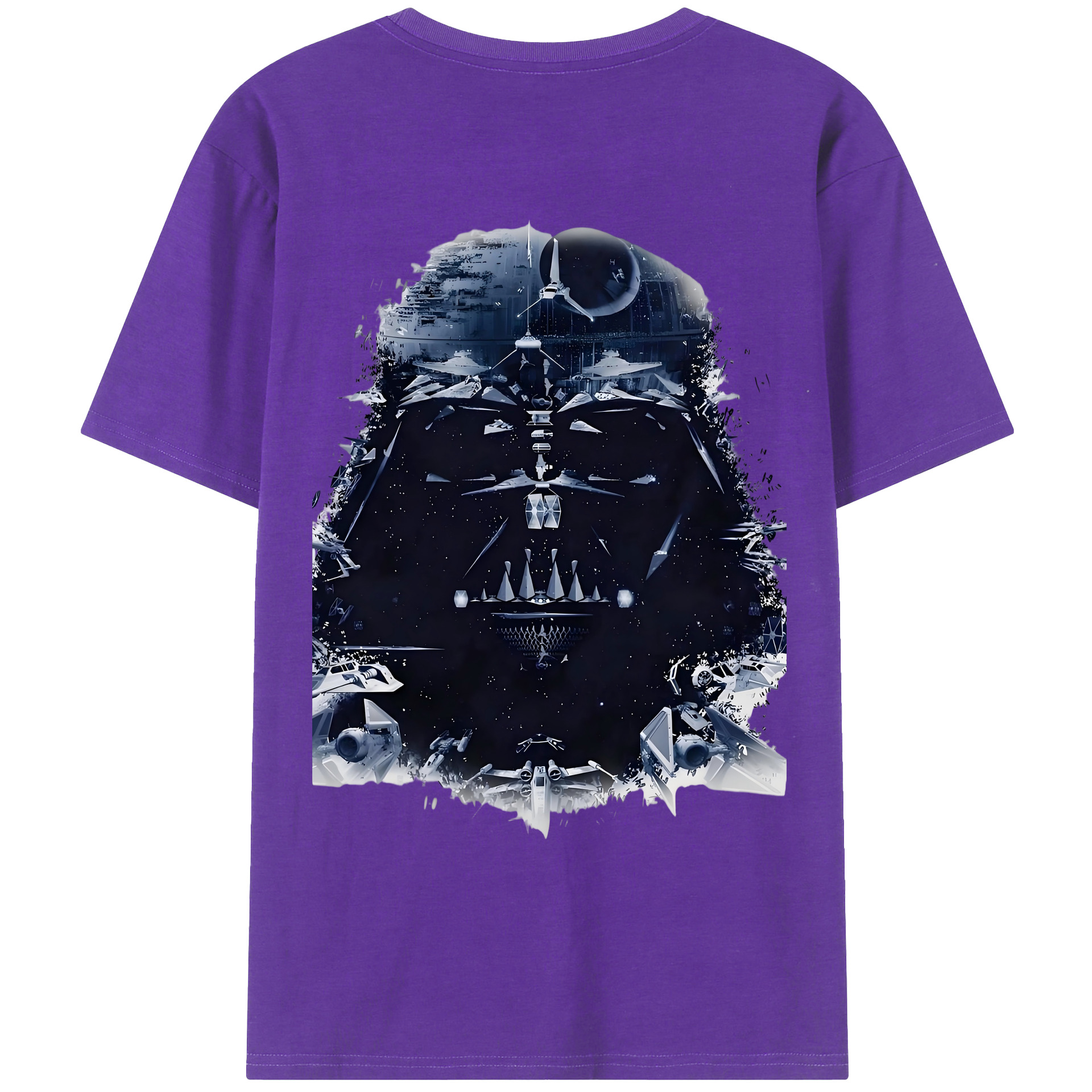 （画像用） スター・ウォーズ Star Wars 綿100％ メンズ半袖Tシャツ（バックプリント） 通気性