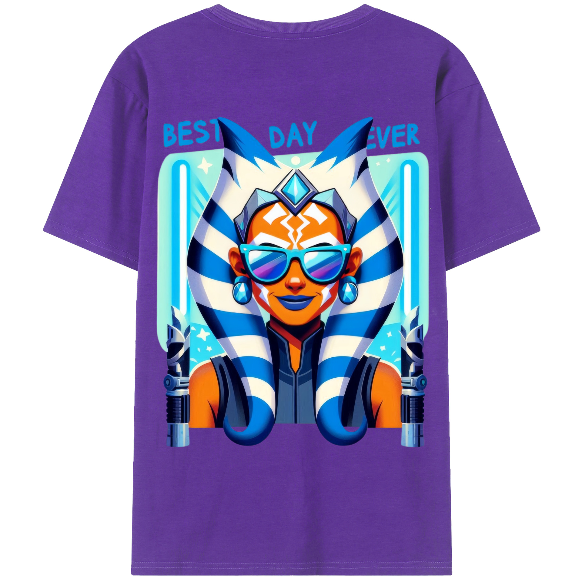 （画像用） スター・ウォーズ Star Wars 綿100％ メンズ半袖Tシャツ（バックプリント） 通気性