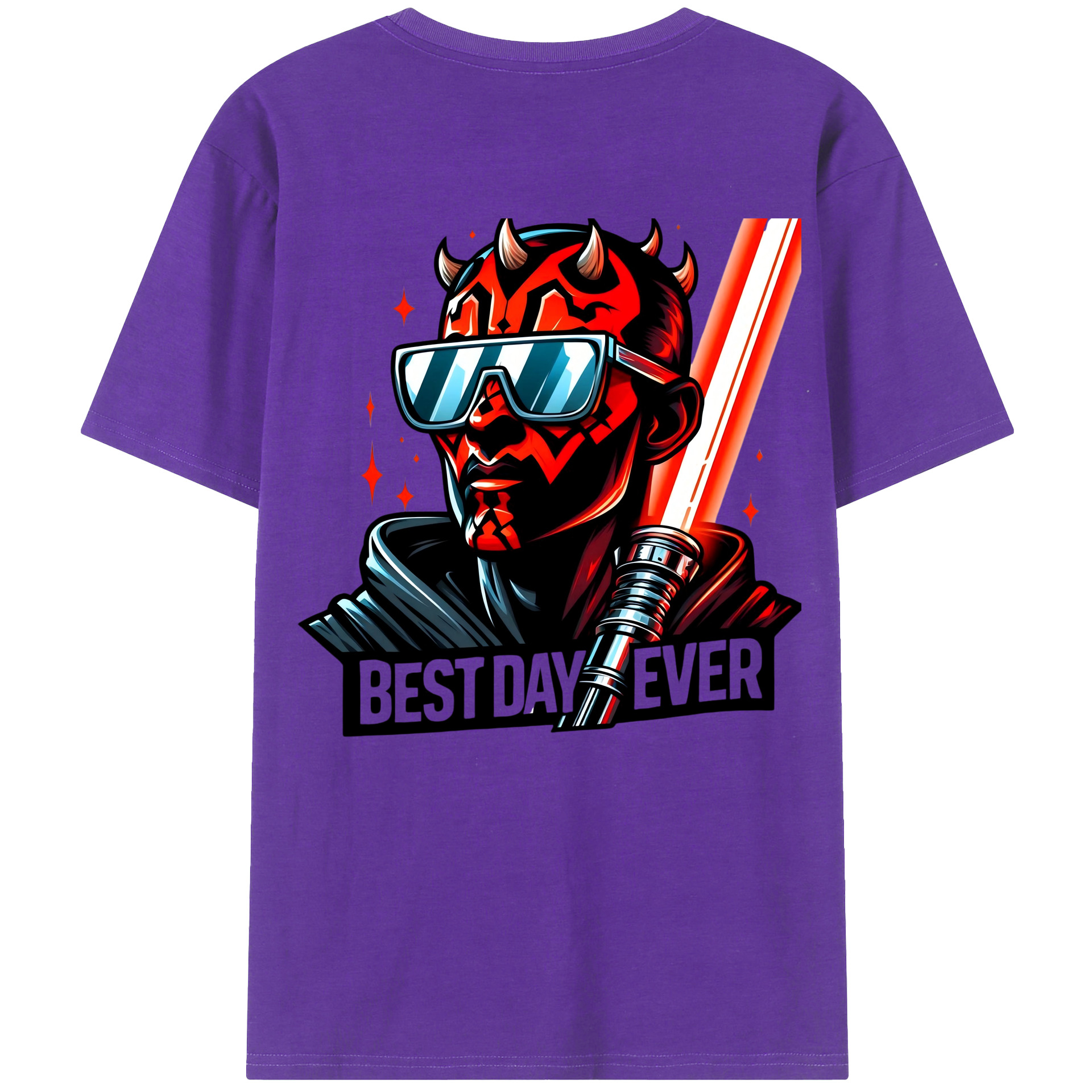 （画像用） スター・ウォーズ Star Wars 綿100％ メンズ半袖Tシャツ（バックプリント） 通気性
