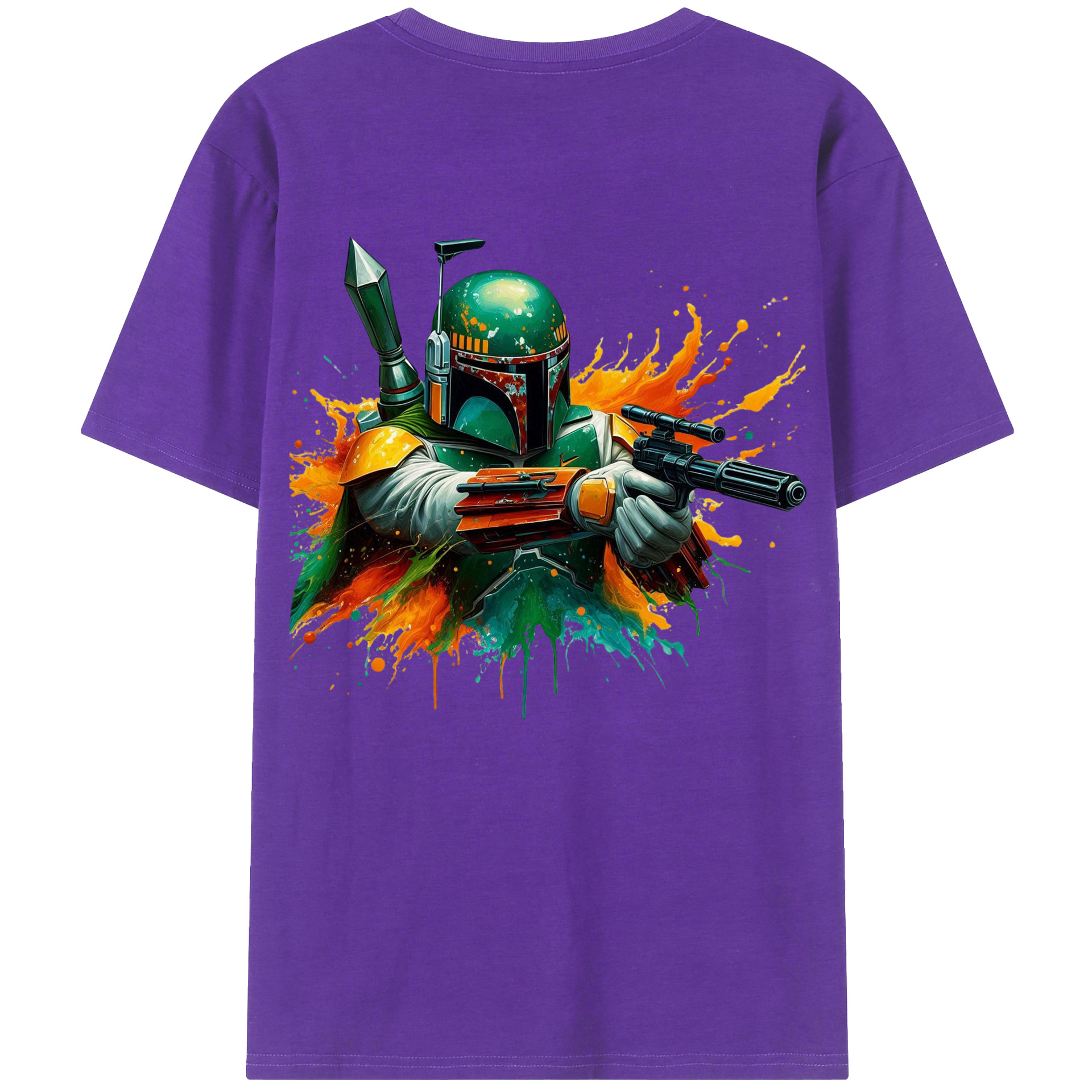 （画像用） スター・ウォーズ Star Wars 綿100％ メンズ半袖Tシャツ（バックプリント） 通気性