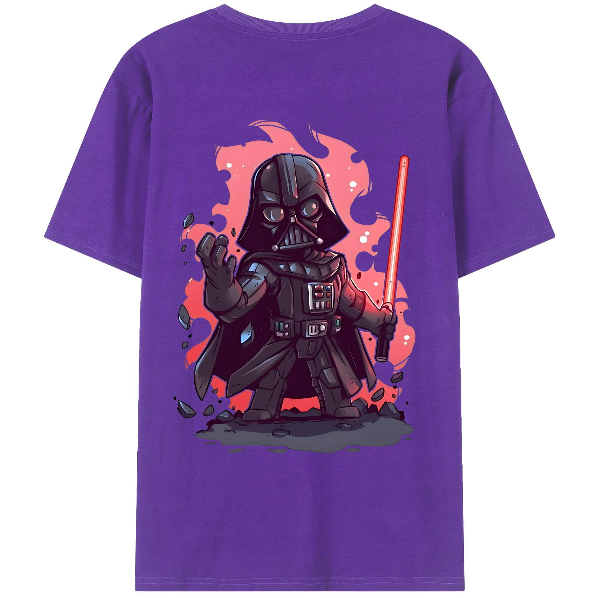 （画像用） スター・ウォーズ Star Wars 綿100％ メンズ半袖Tシャツ（バックプリント） 通気性