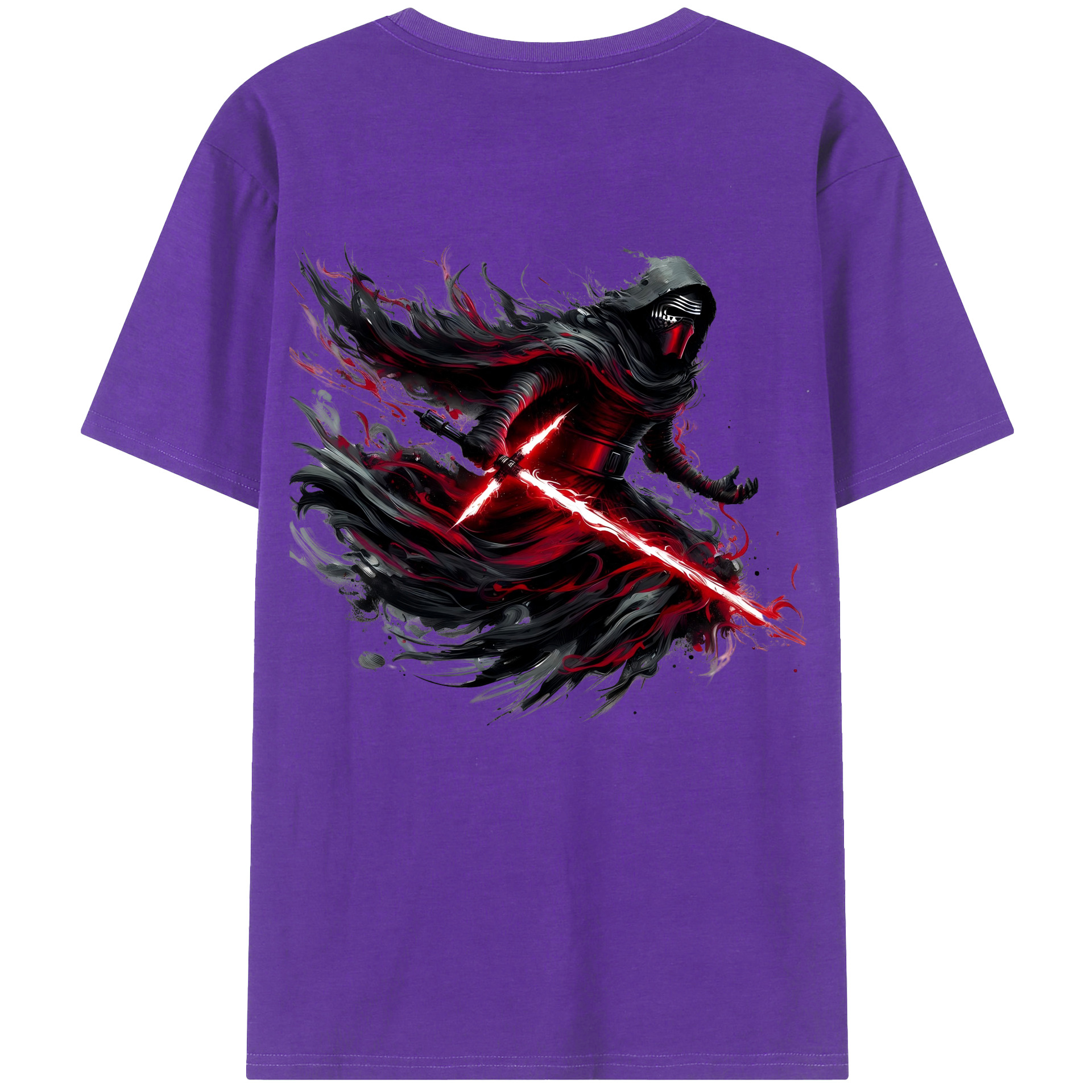 （画像用） スター・ウォーズ Star Wars 綿100％ メンズ半袖Tシャツ（バックプリント） 通気性