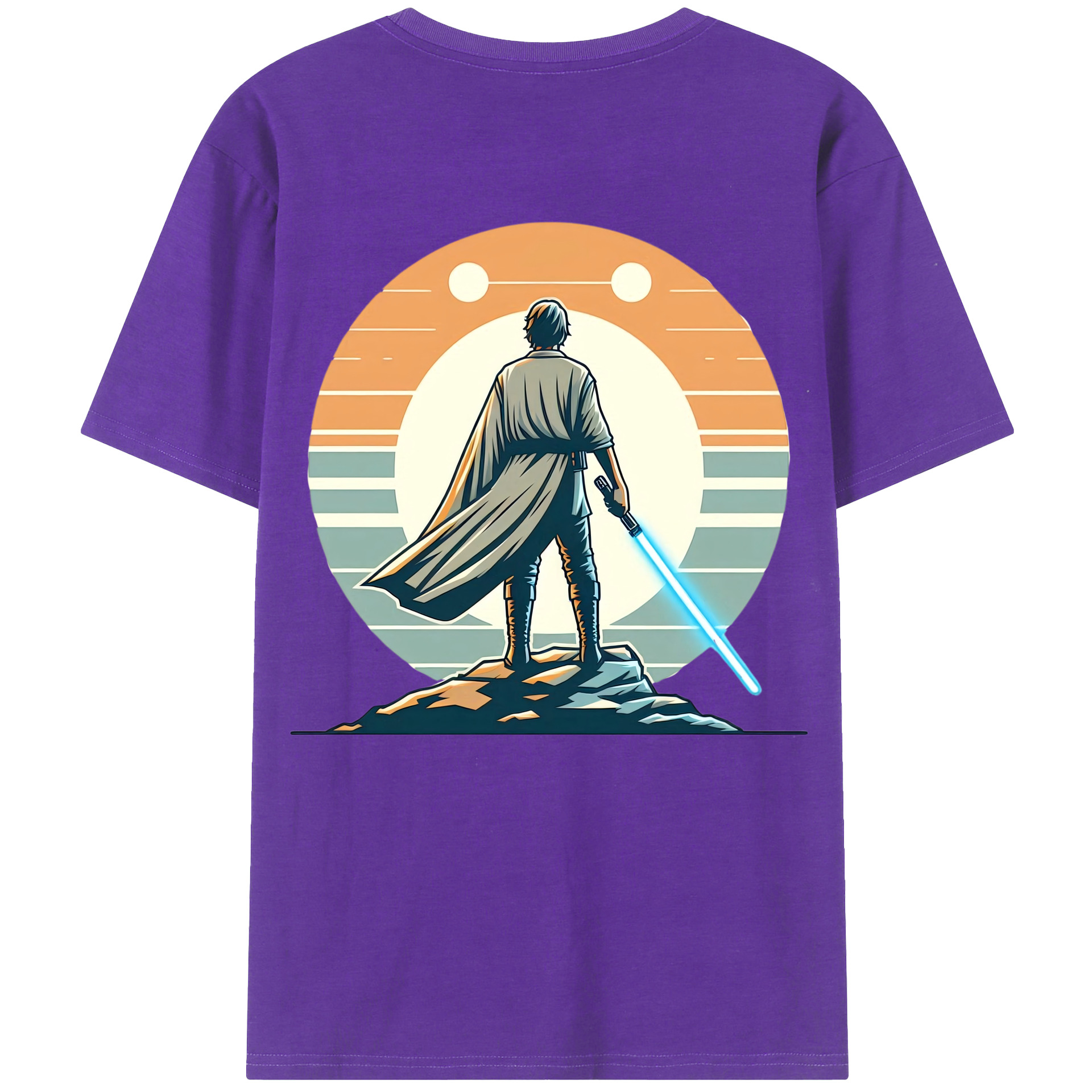 （画像用） スター・ウォーズ Star Wars 綿100％ メンズ半袖Tシャツ（バックプリント） 通気性