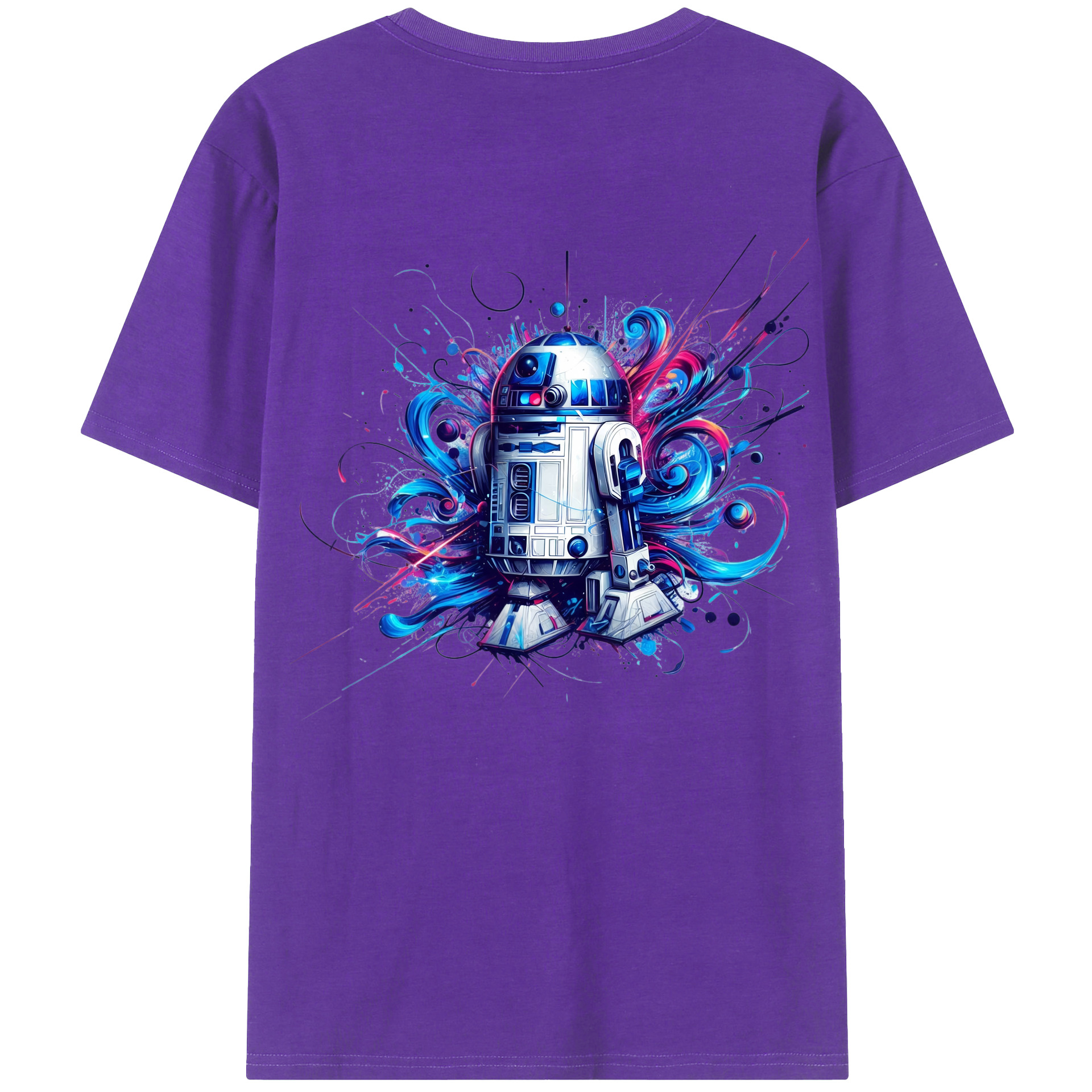 （画像用） スター・ウォーズ Star Wars 綿100％ メンズ半袖Tシャツ（バックプリント） 通気性