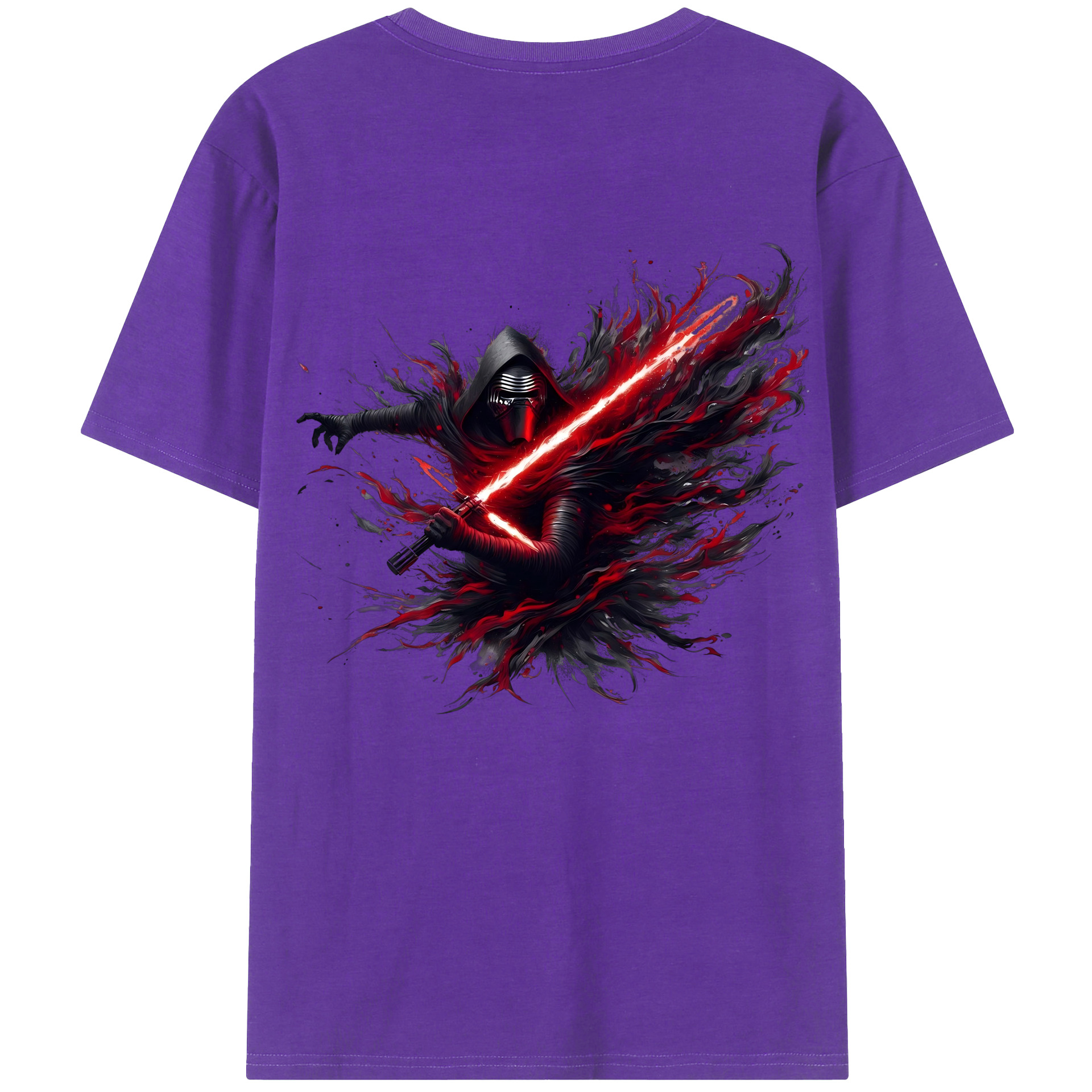 （画像用） スター・ウォーズ Star Wars 綿100％ メンズ半袖Tシャツ（バックプリント） 通気性