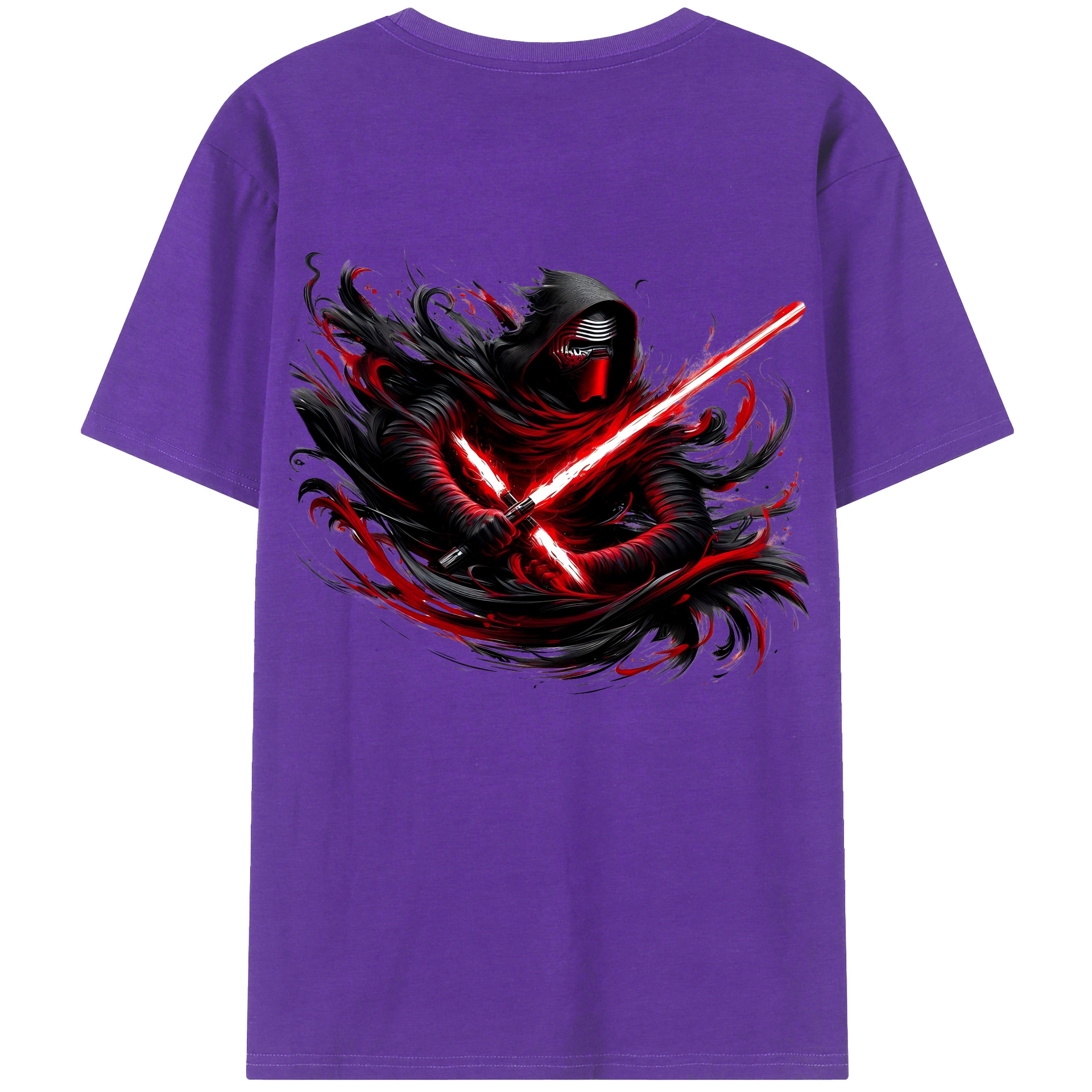 （画像用） スター・ウォーズ Star Wars 綿100％ メンズ半袖Tシャツ（バックプリント） 通気性