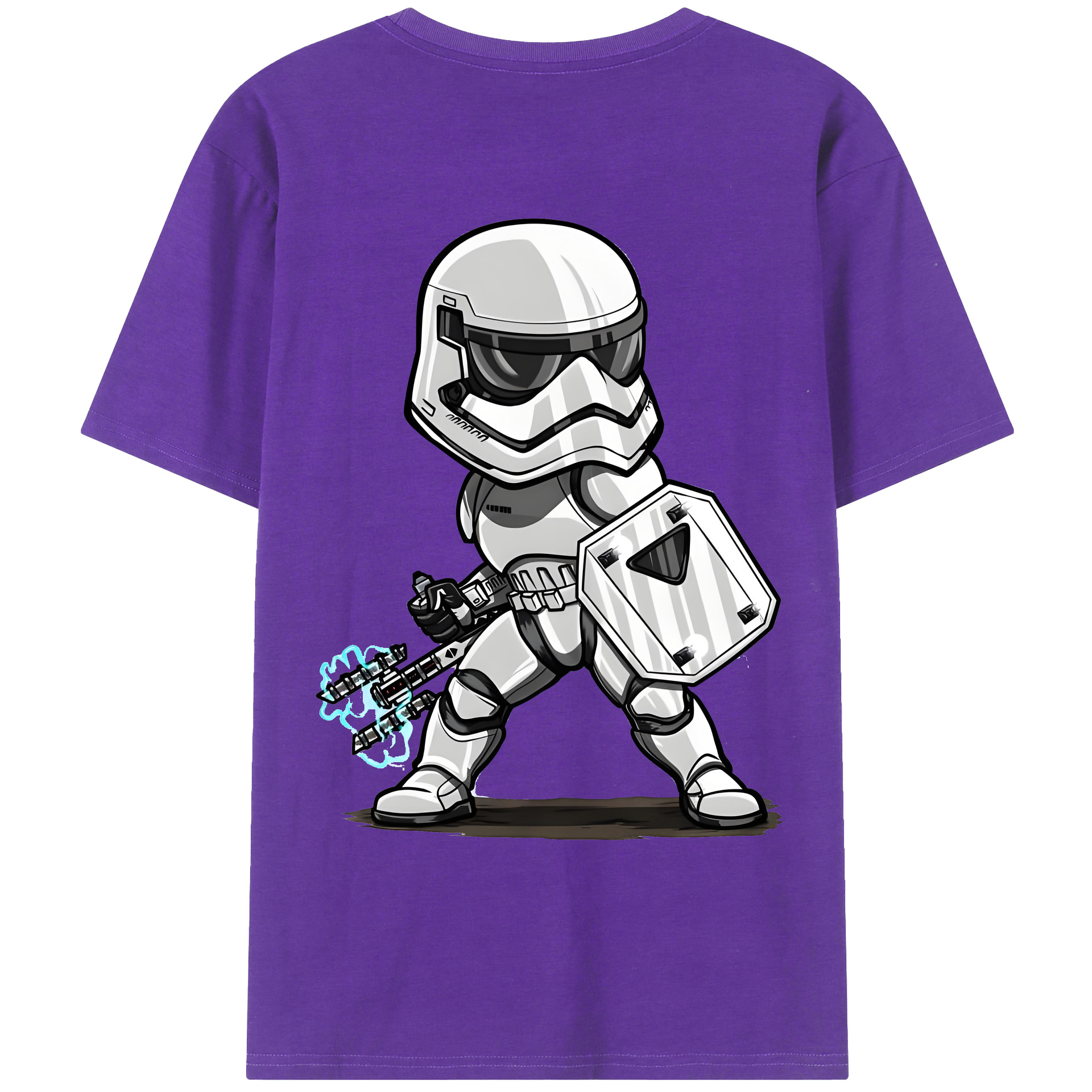 （画像用） スター・ウォーズ Star Wars 綿100％ メンズ半袖Tシャツ（バックプリント） 通気性