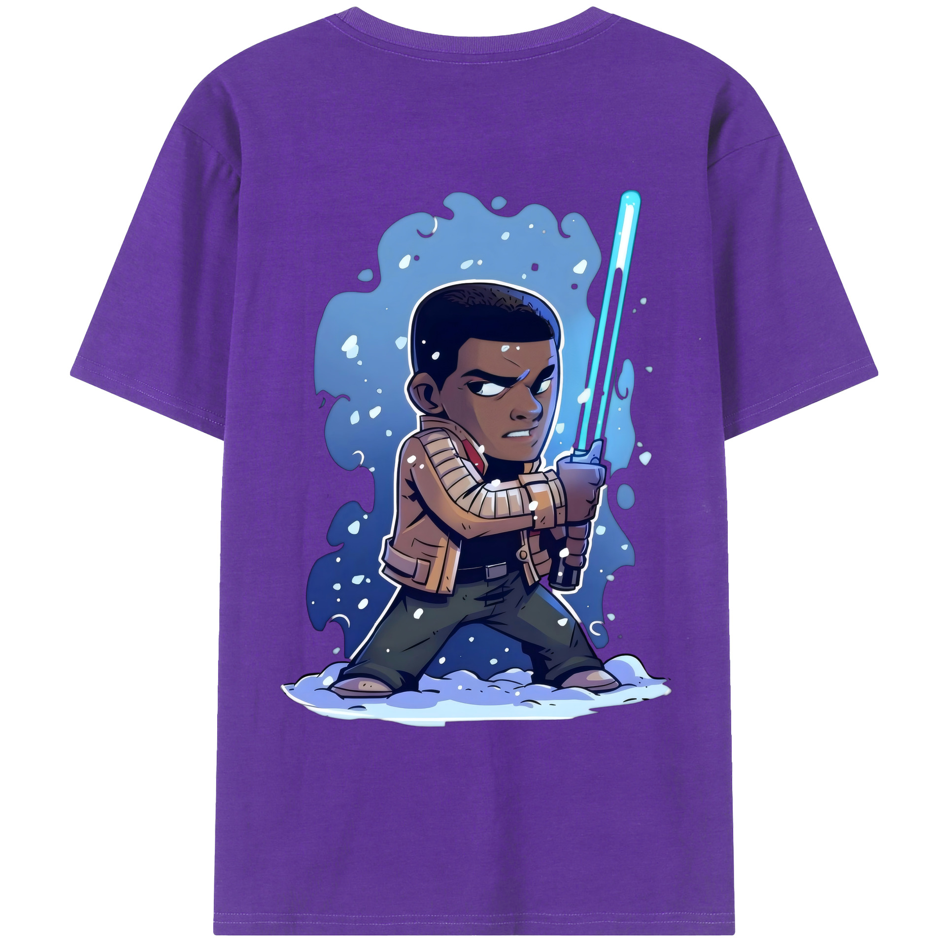 （画像用） スター・ウォーズ Star Wars 綿100％ メンズ半袖Tシャツ（バックプリント） 通気性