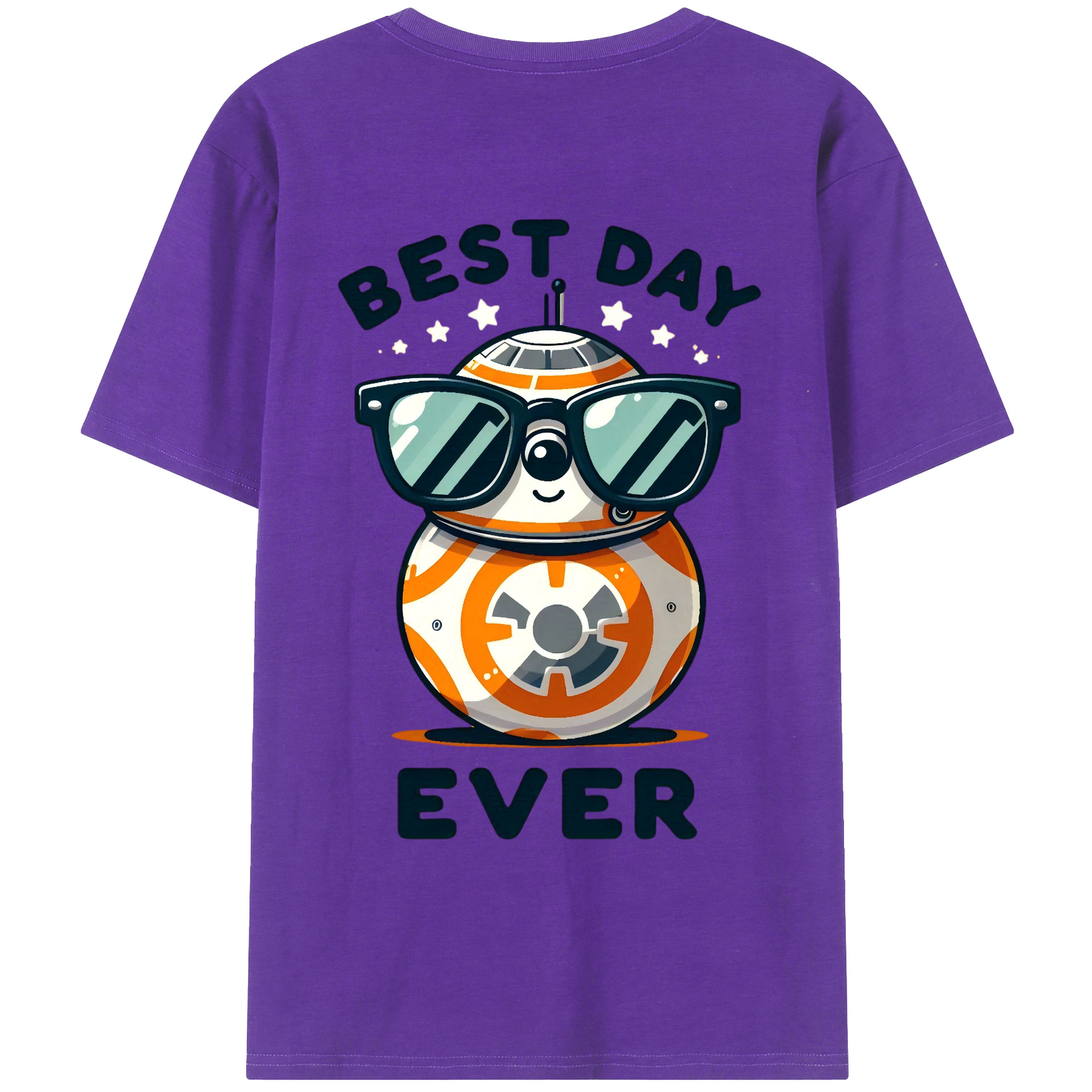 （画像用） スター・ウォーズ Star Wars 綿100％ メンズ半袖Tシャツ（バックプリント） 通気性