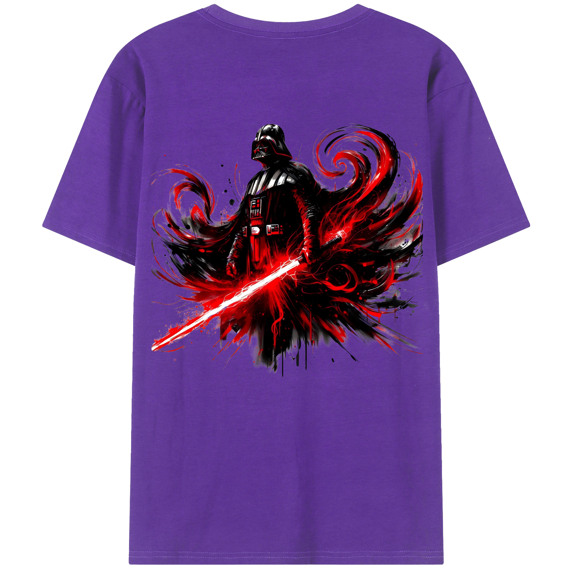 （画像用） スター・ウォーズ Star Wars 綿100％ メンズ半袖Tシャツ（バックプリント） 通気性
