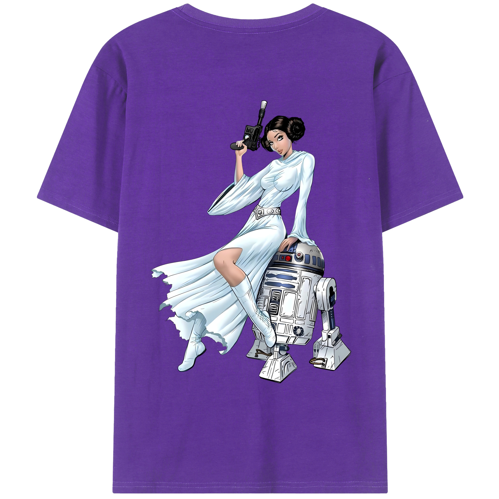 （画像用） スター・ウォーズ Star Wars 綿100％ メンズ半袖Tシャツ（バックプリント） 通気性