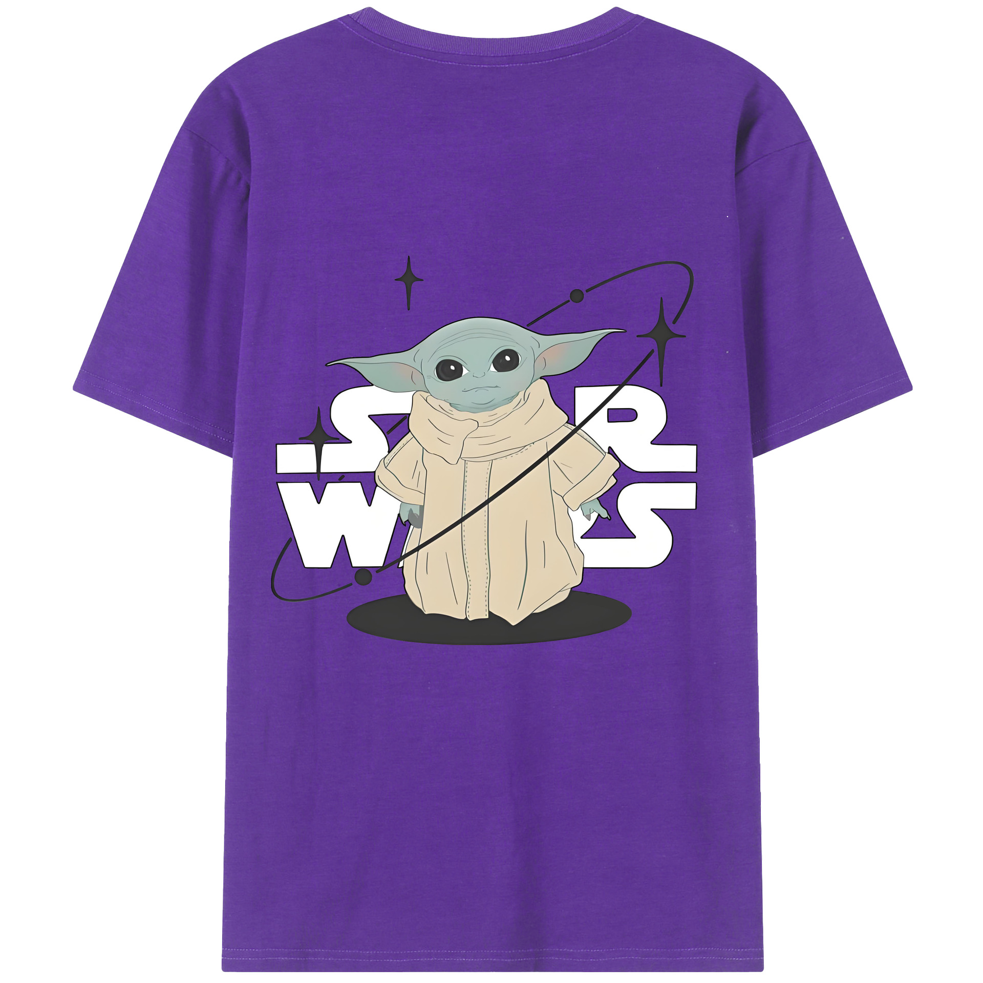 （画像用） スター・ウォーズ Star Wars 綿100％ メンズ半袖Tシャツ（バックプリント） 通気性