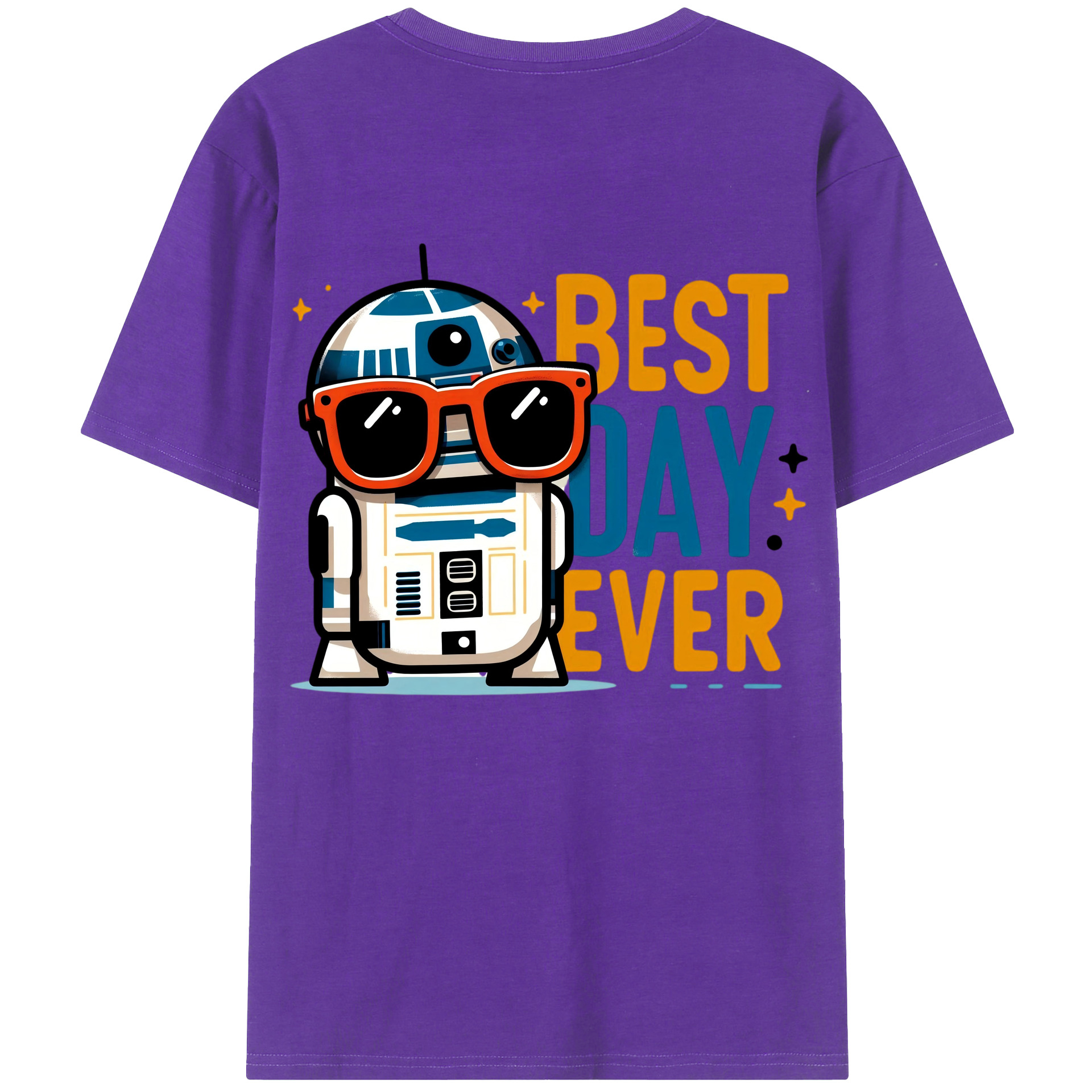 （画像用） スター・ウォーズ Star Wars 綿100％ メンズ半袖Tシャツ（バックプリント） 通気性