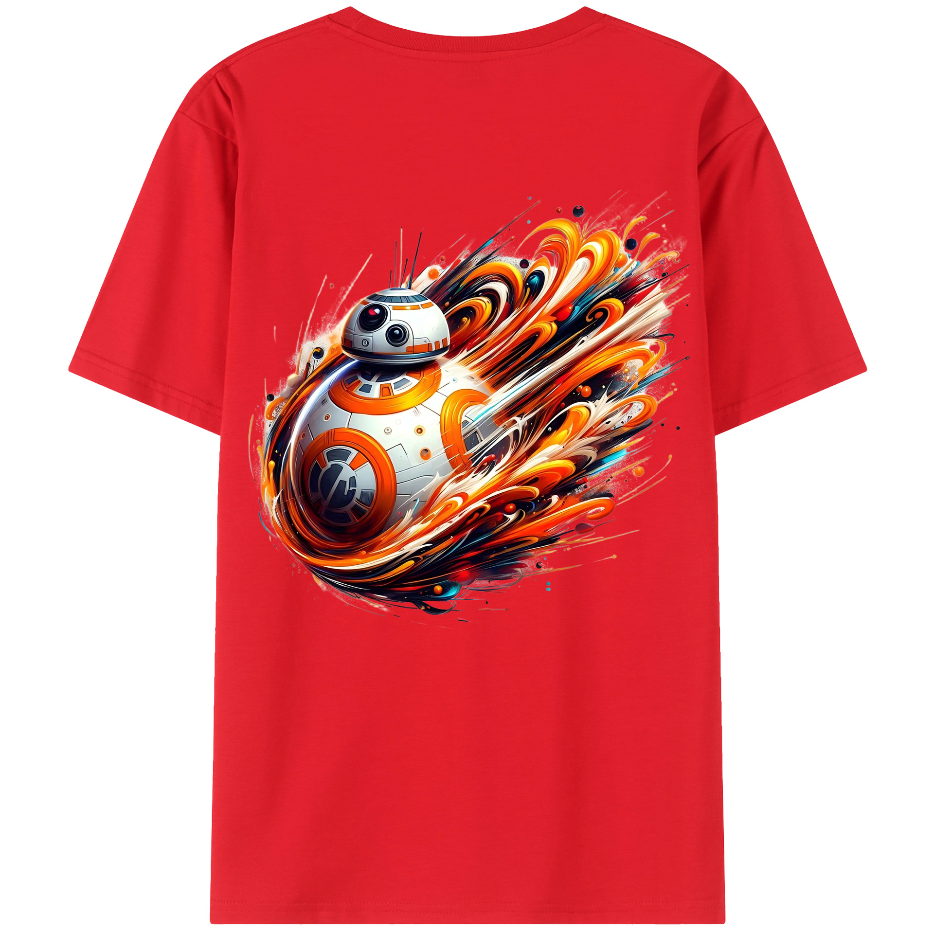 （画像用） スター・ウォーズ Star Wars 綿100％ メンズ半袖Tシャツ（バックプリント） 通気性