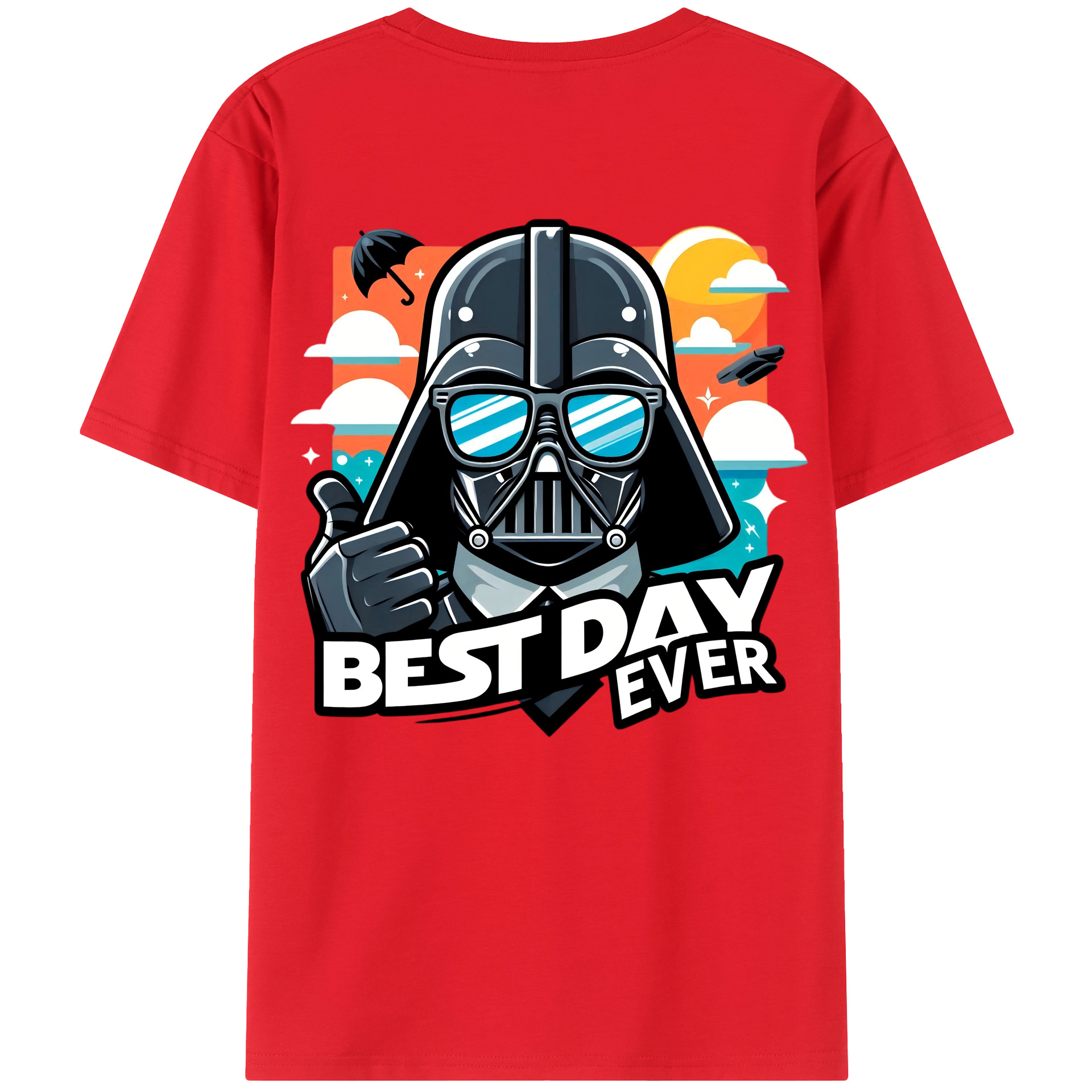 （画像用） スター・ウォーズ Star Wars 綿100％ メンズ半袖Tシャツ（バックプリント） 通気性