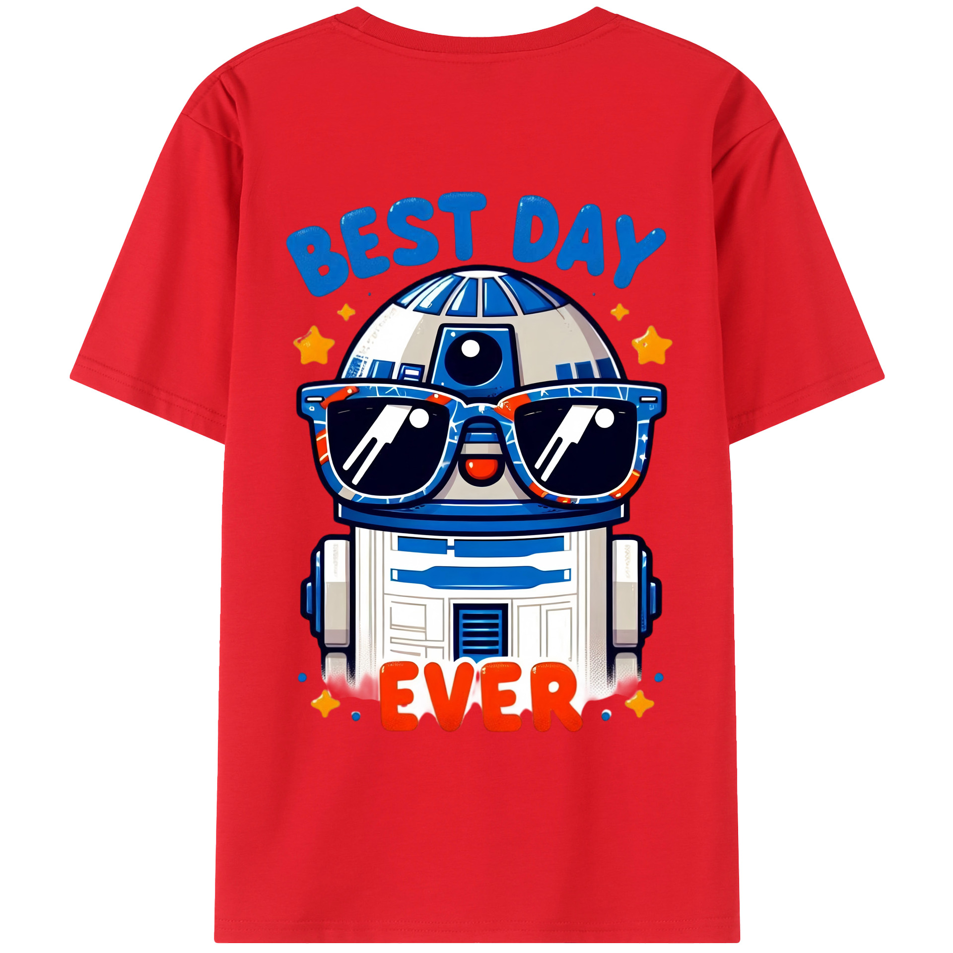 （画像用） スター・ウォーズ Star Wars 綿100％ メンズ半袖Tシャツ（バックプリント） 通気性