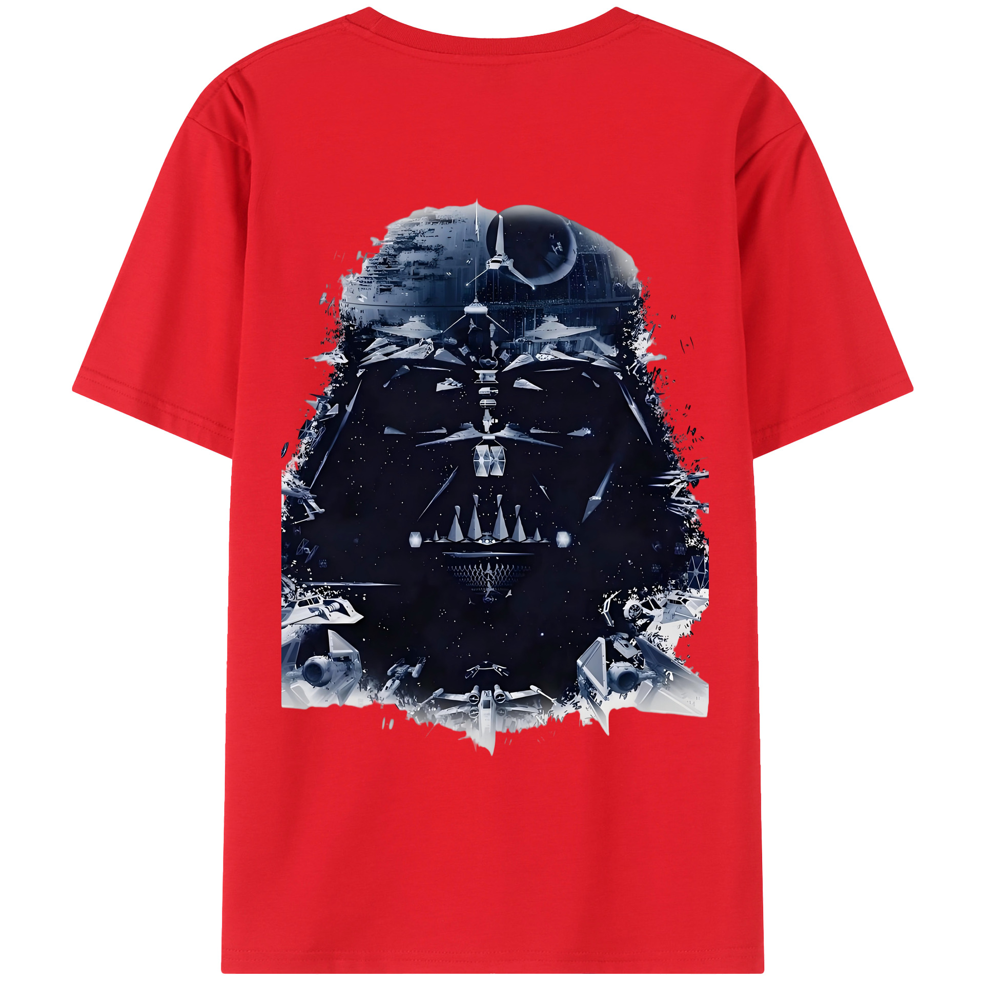 （画像用） スター・ウォーズ Star Wars 綿100％ メンズ半袖Tシャツ（バックプリント） 通気性