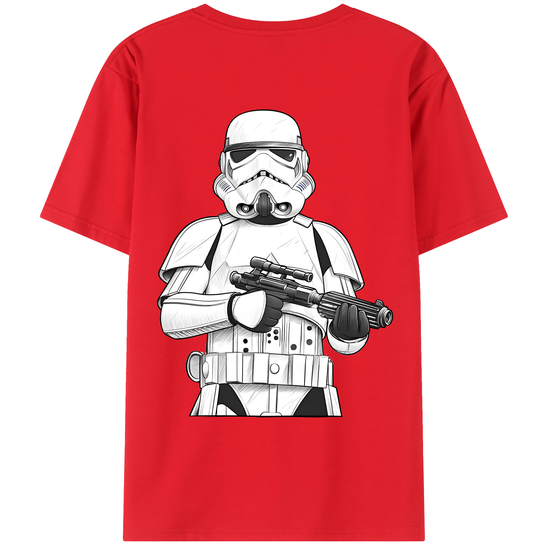 （画像用） スター・ウォーズ Star Wars 綿100％ メンズ半袖Tシャツ（バックプリント） 通気性