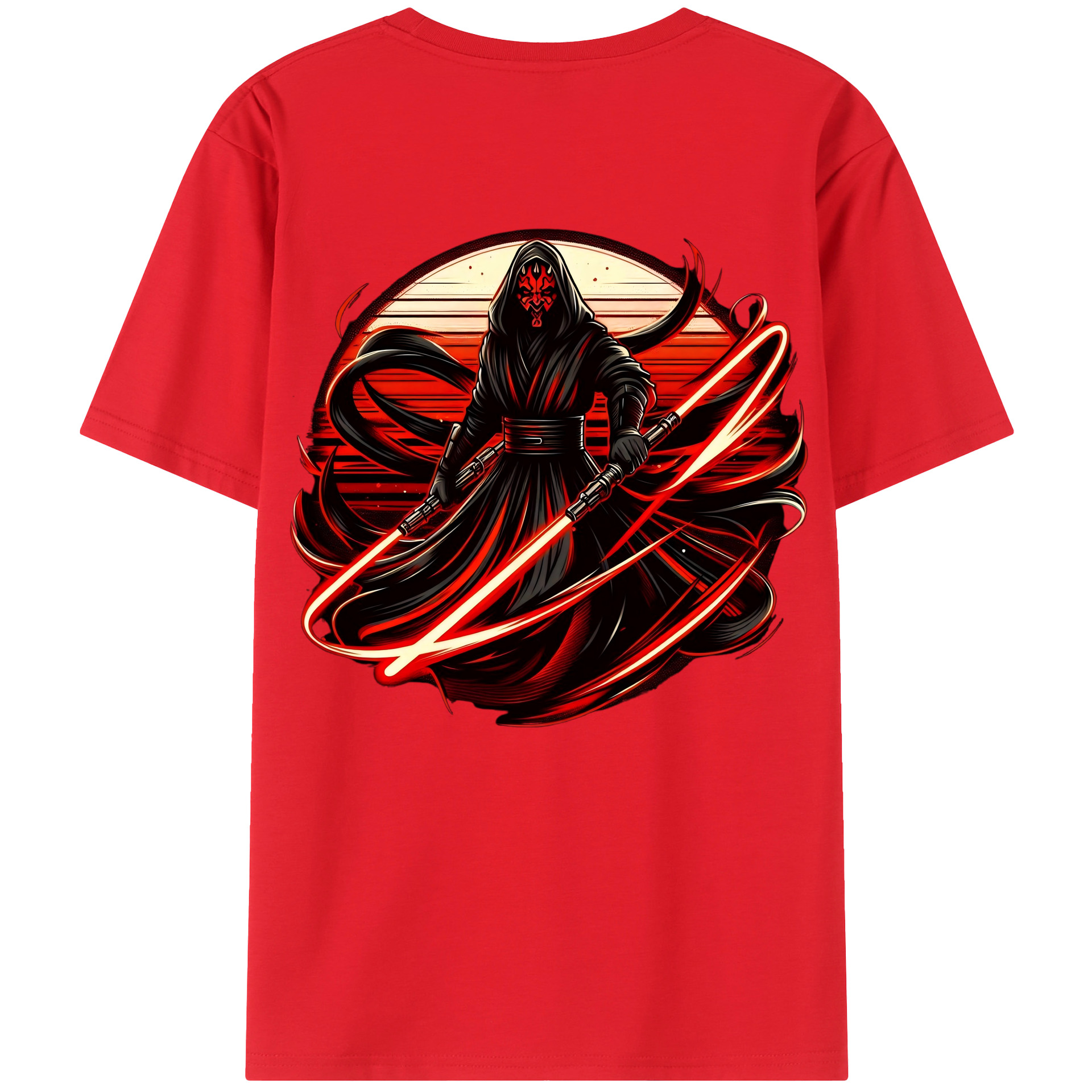 （画像用） スター・ウォーズ Star Wars 綿100％ メンズ半袖Tシャツ（バックプリント） 通気性