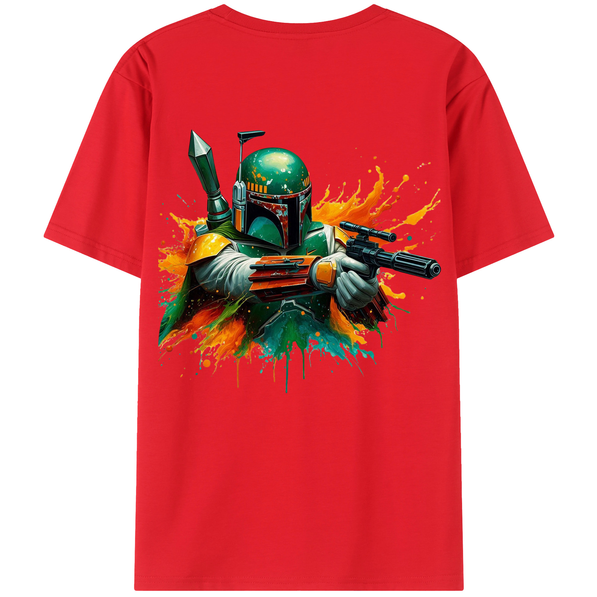 （画像用） スター・ウォーズ Star Wars 綿100％ メンズ半袖Tシャツ（バックプリント） 通気性