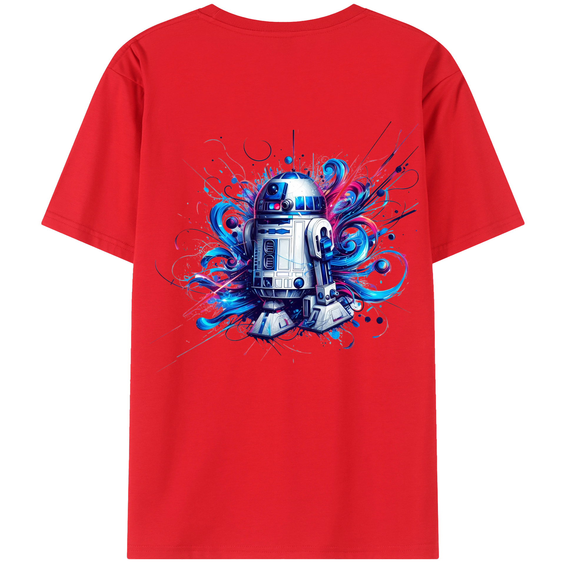 （画像用） スター・ウォーズ Star Wars 綿100％ メンズ半袖Tシャツ（バックプリント） 通気性