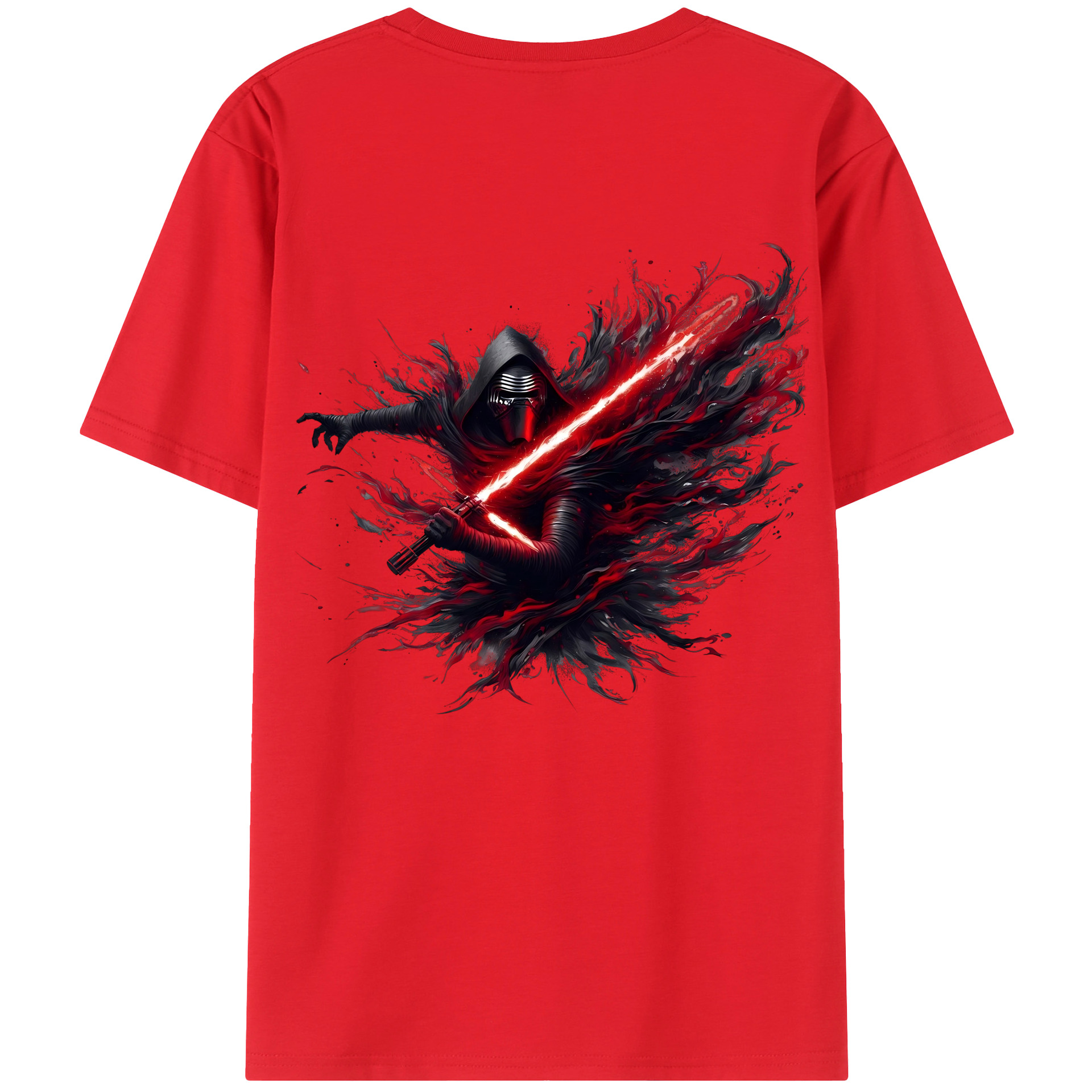 （画像用） スター・ウォーズ Star Wars 綿100％ メンズ半袖Tシャツ（バックプリント） 通気性