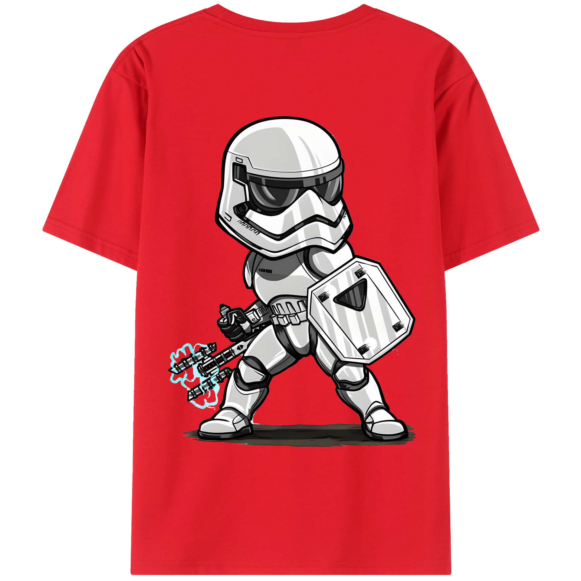 （画像用） スター・ウォーズ Star Wars 綿100％ メンズ半袖Tシャツ（バックプリント） 通気性