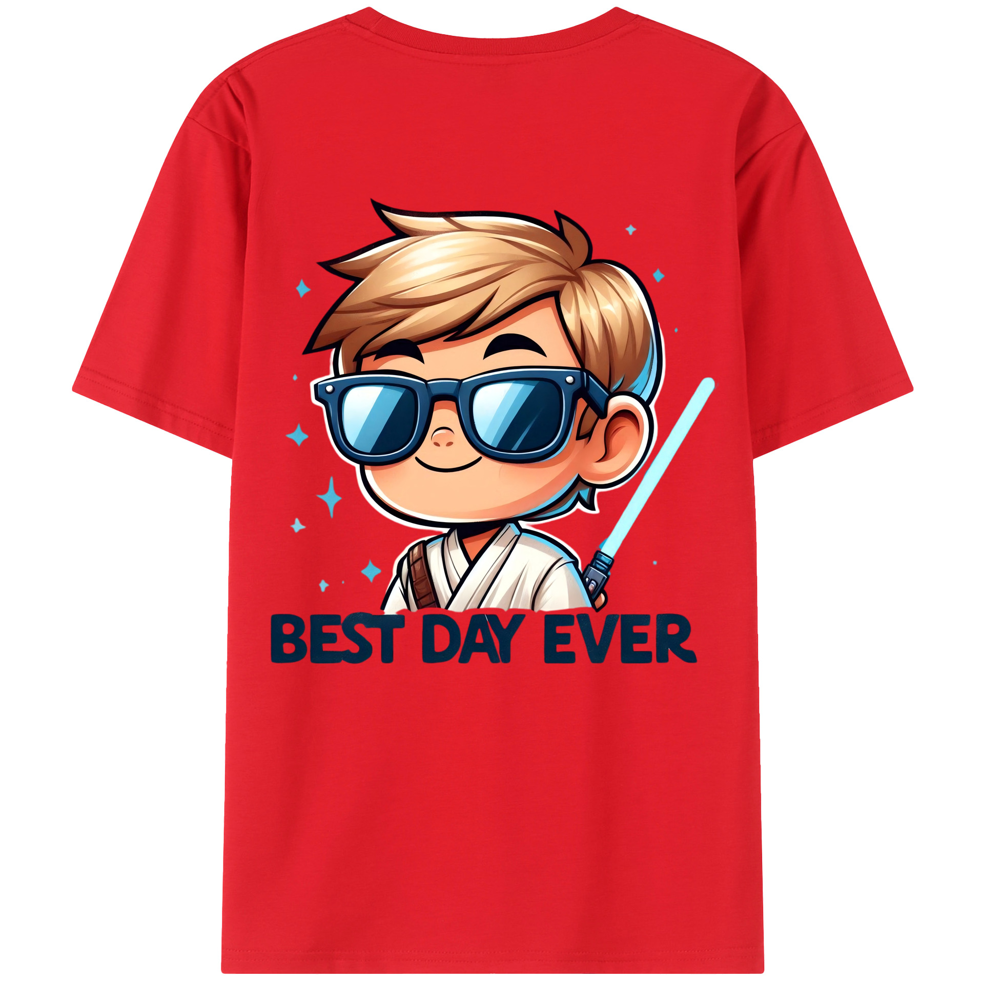 （画像用） スター・ウォーズ Star Wars 綿100％ メンズ半袖Tシャツ（バックプリント） 通気性