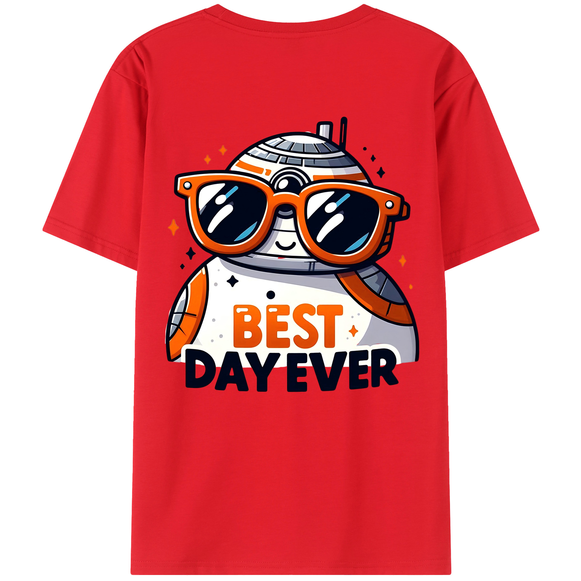 （画像用） スター・ウォーズ Star Wars 綿100％ メンズ半袖Tシャツ（バックプリント） 通気性