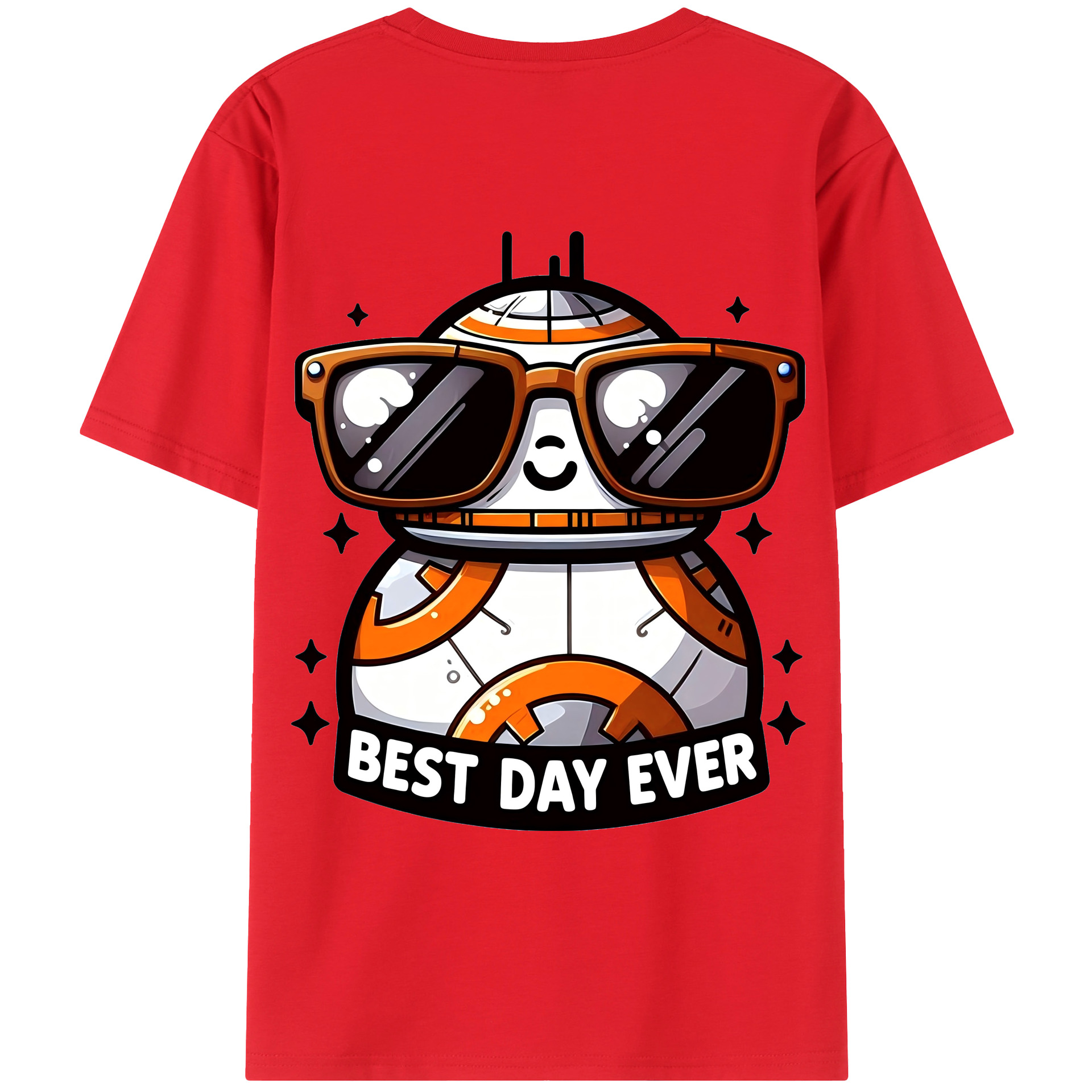 （画像用） スター・ウォーズ Star Wars 綿100％ メンズ半袖Tシャツ（バックプリント） 通気性