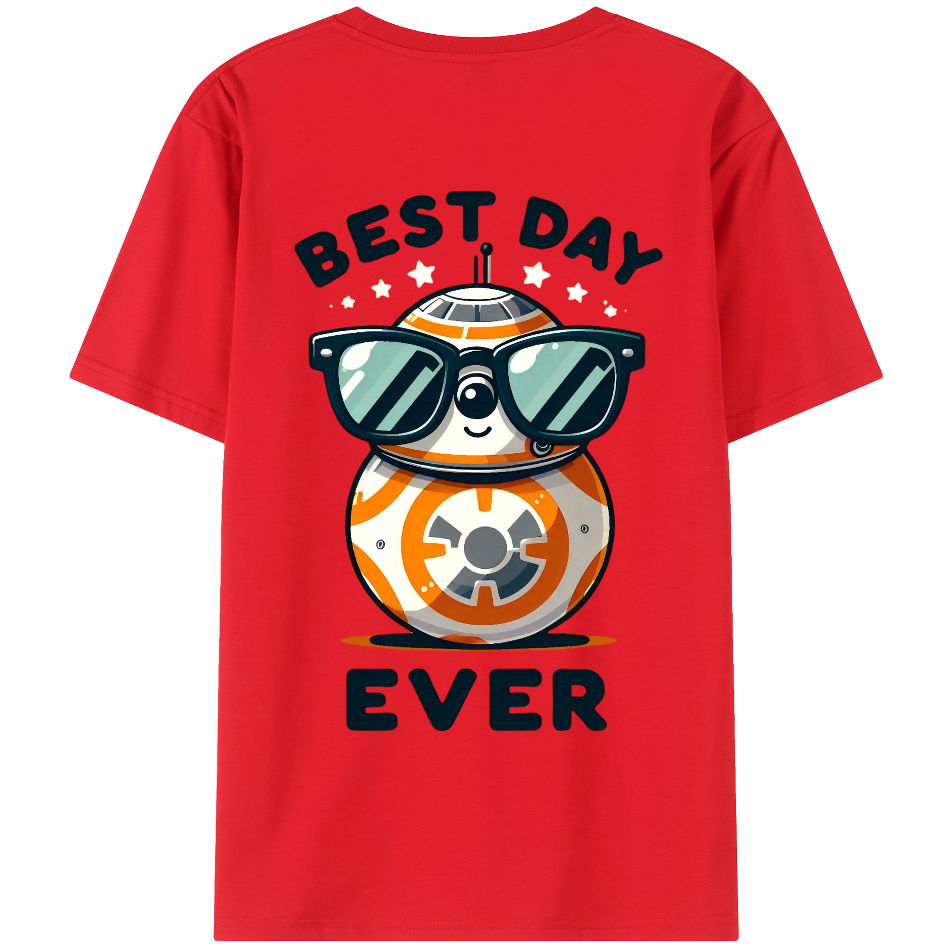 （画像用） スター・ウォーズ Star Wars 綿100％ メンズ半袖Tシャツ（バックプリント） 通気性