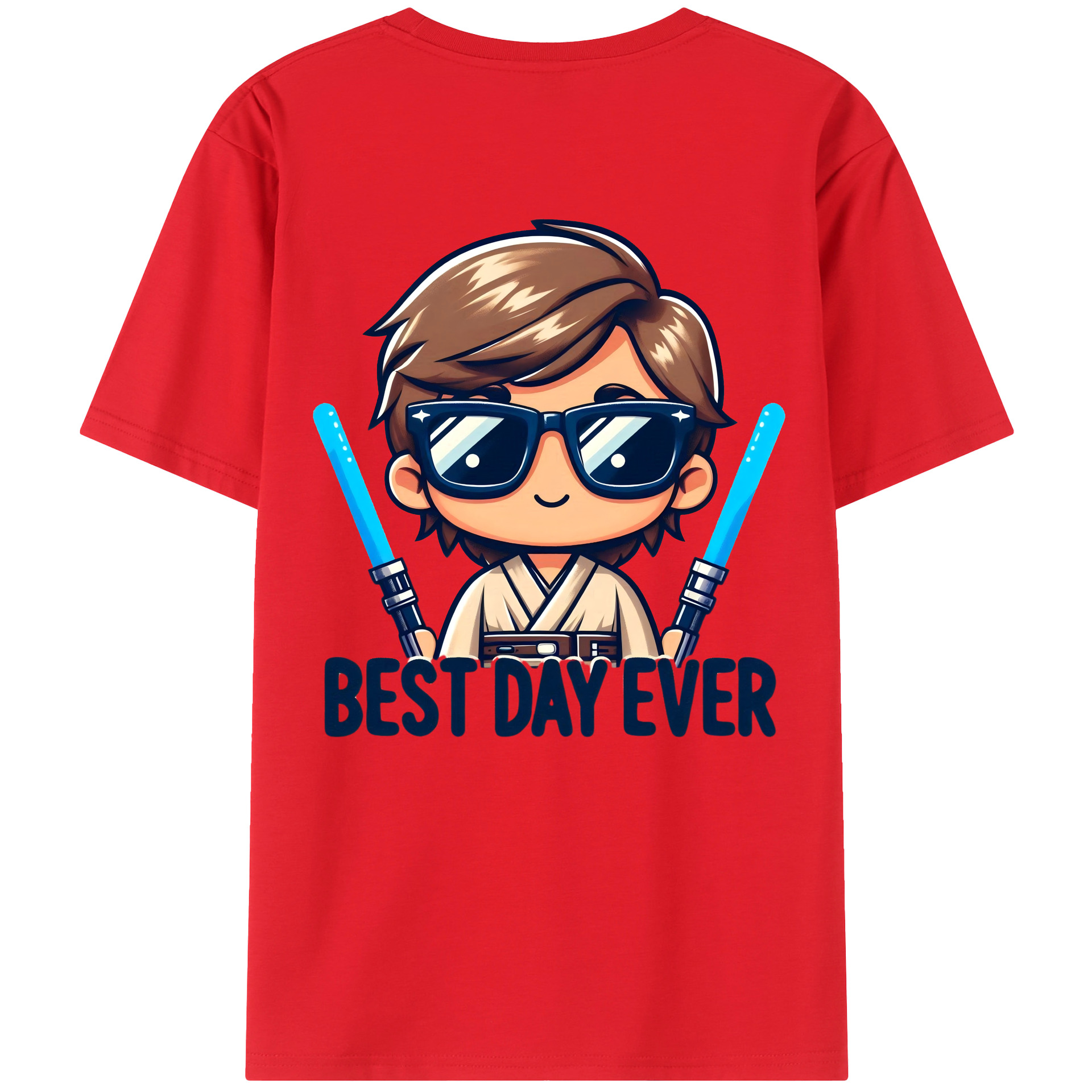 （画像用） スター・ウォーズ Star Wars 綿100％ メンズ半袖Tシャツ（バックプリント） 通気性