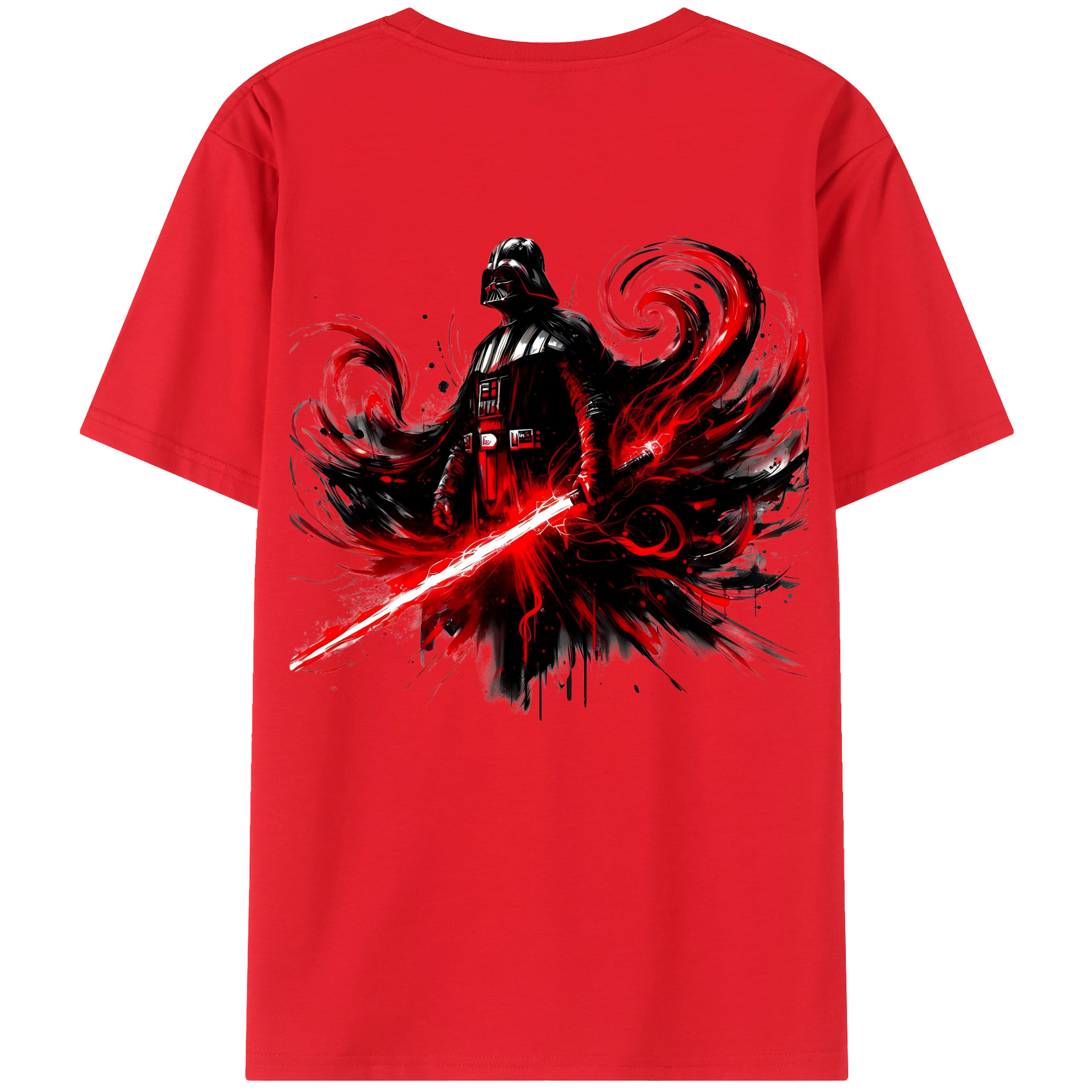 （画像用） スター・ウォーズ Star Wars 綿100％ メンズ半袖Tシャツ（バックプリント） 通気性