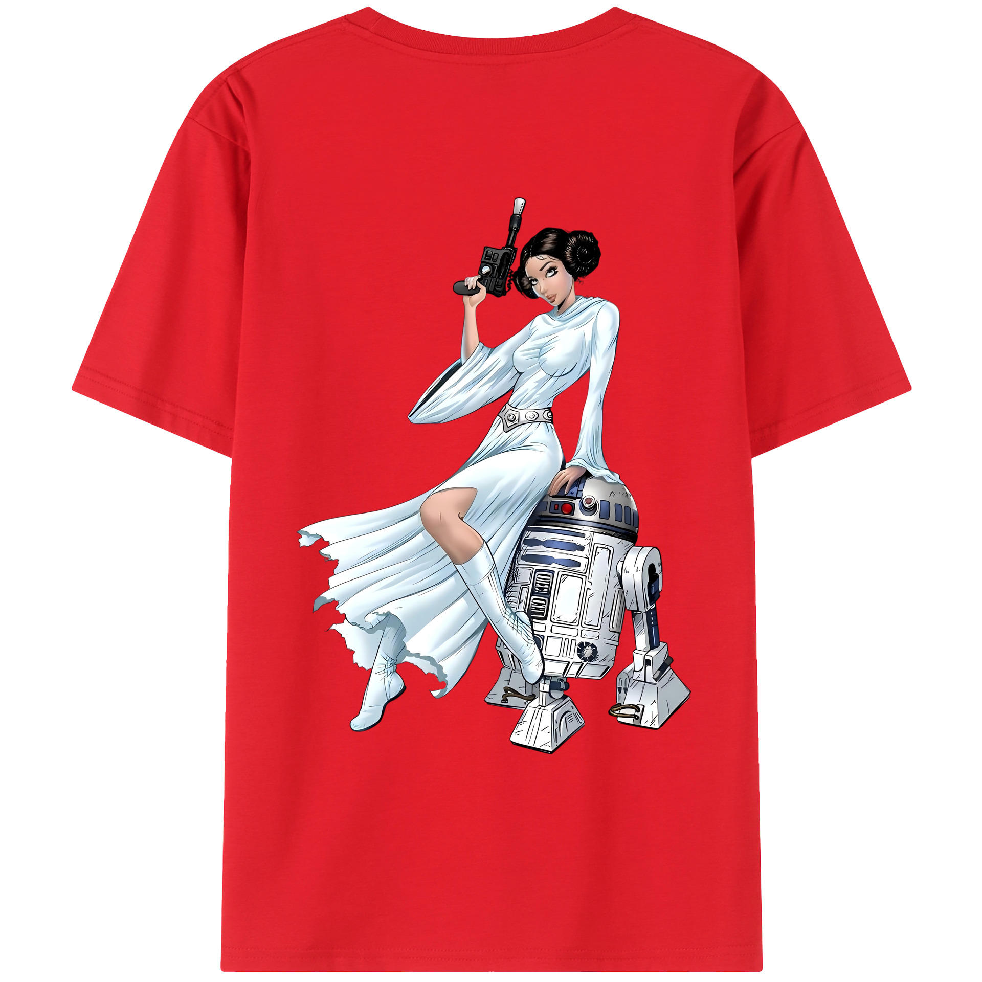 （画像用） スター・ウォーズ Star Wars 綿100％ メンズ半袖Tシャツ（バックプリント） 通気性