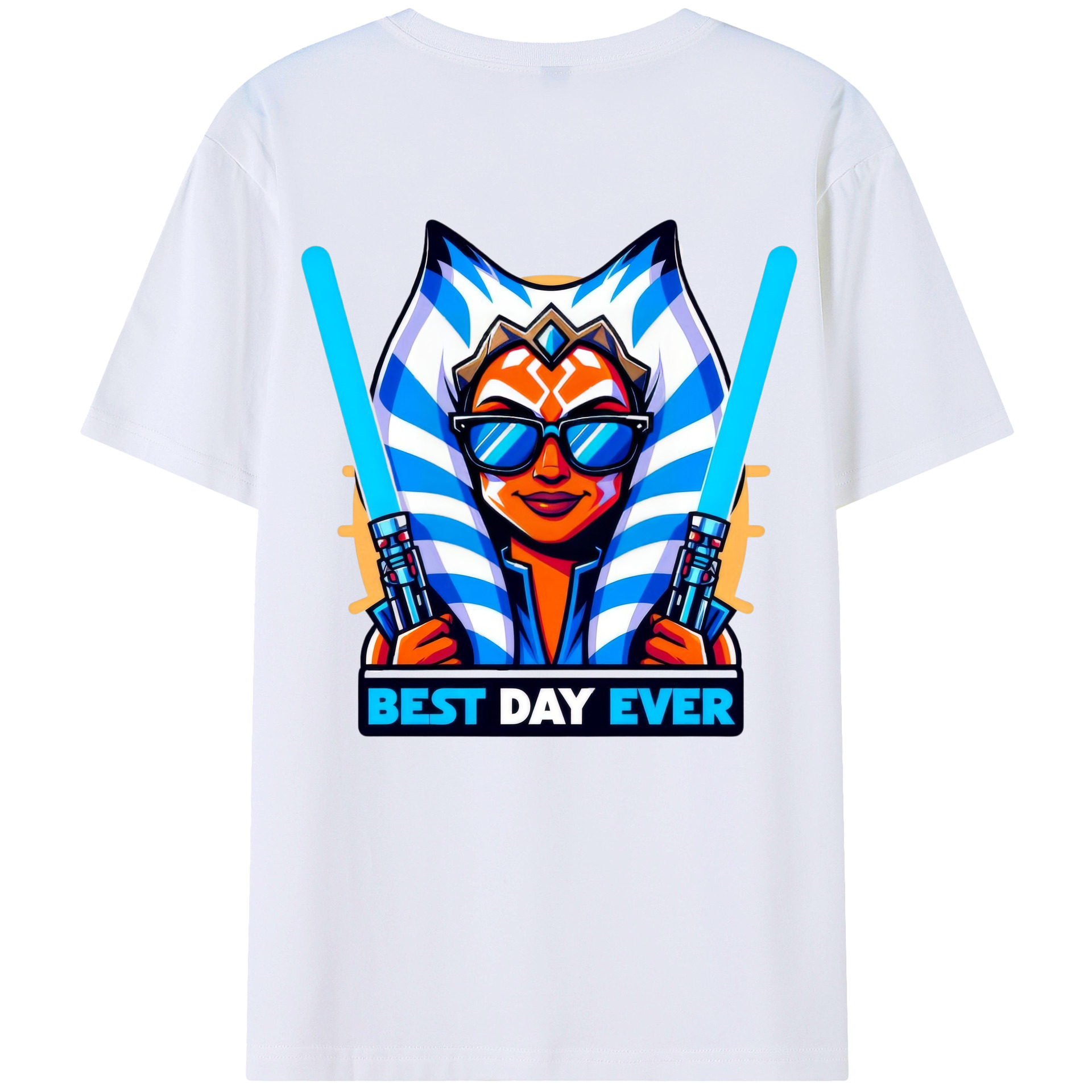 （画像用） スター・ウォーズ Star Wars 綿100％ メンズ半袖Tシャツ（バックプリント） 通気性