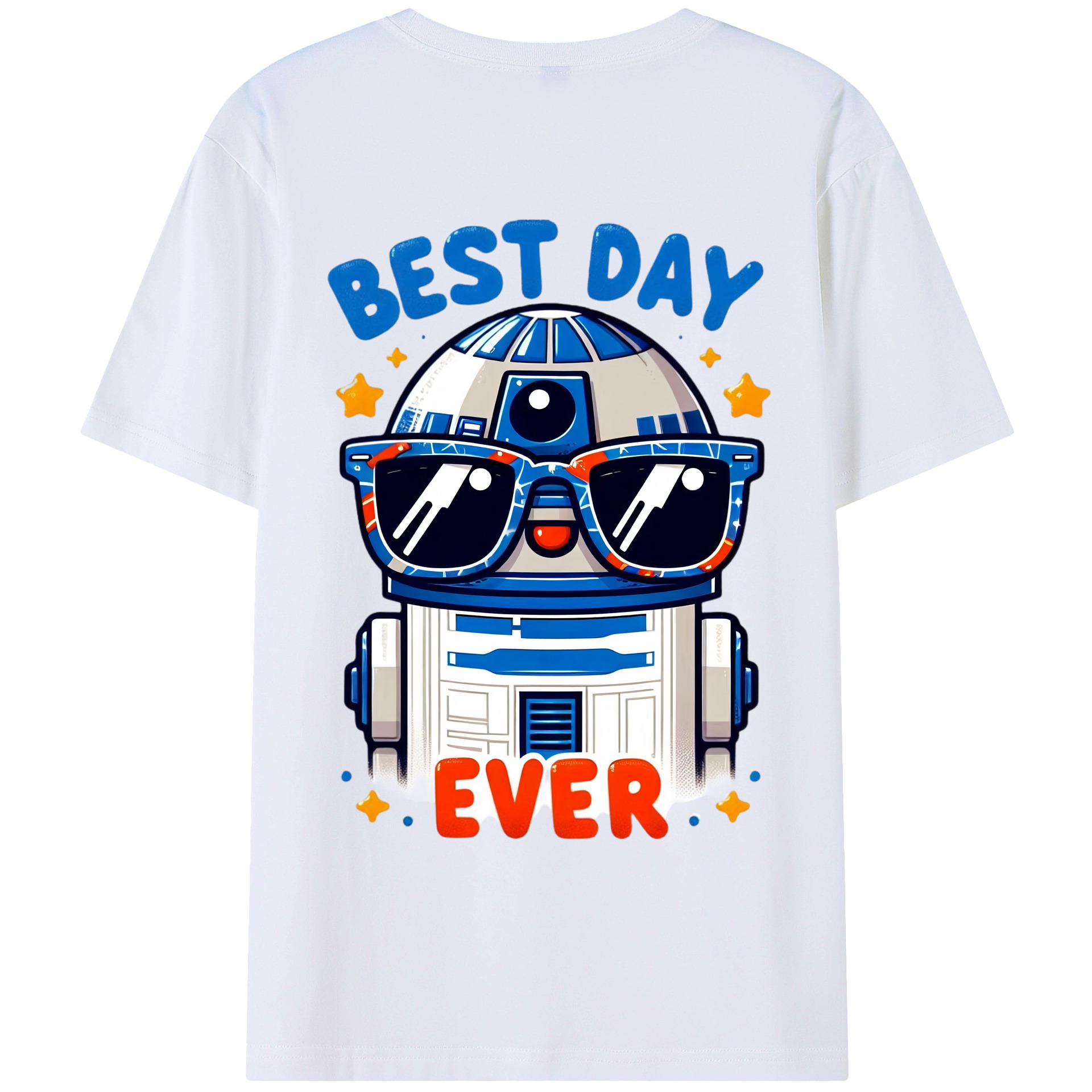 （画像用） スター・ウォーズ Star Wars 綿100％ メンズ半袖Tシャツ（バックプリント） 通気性