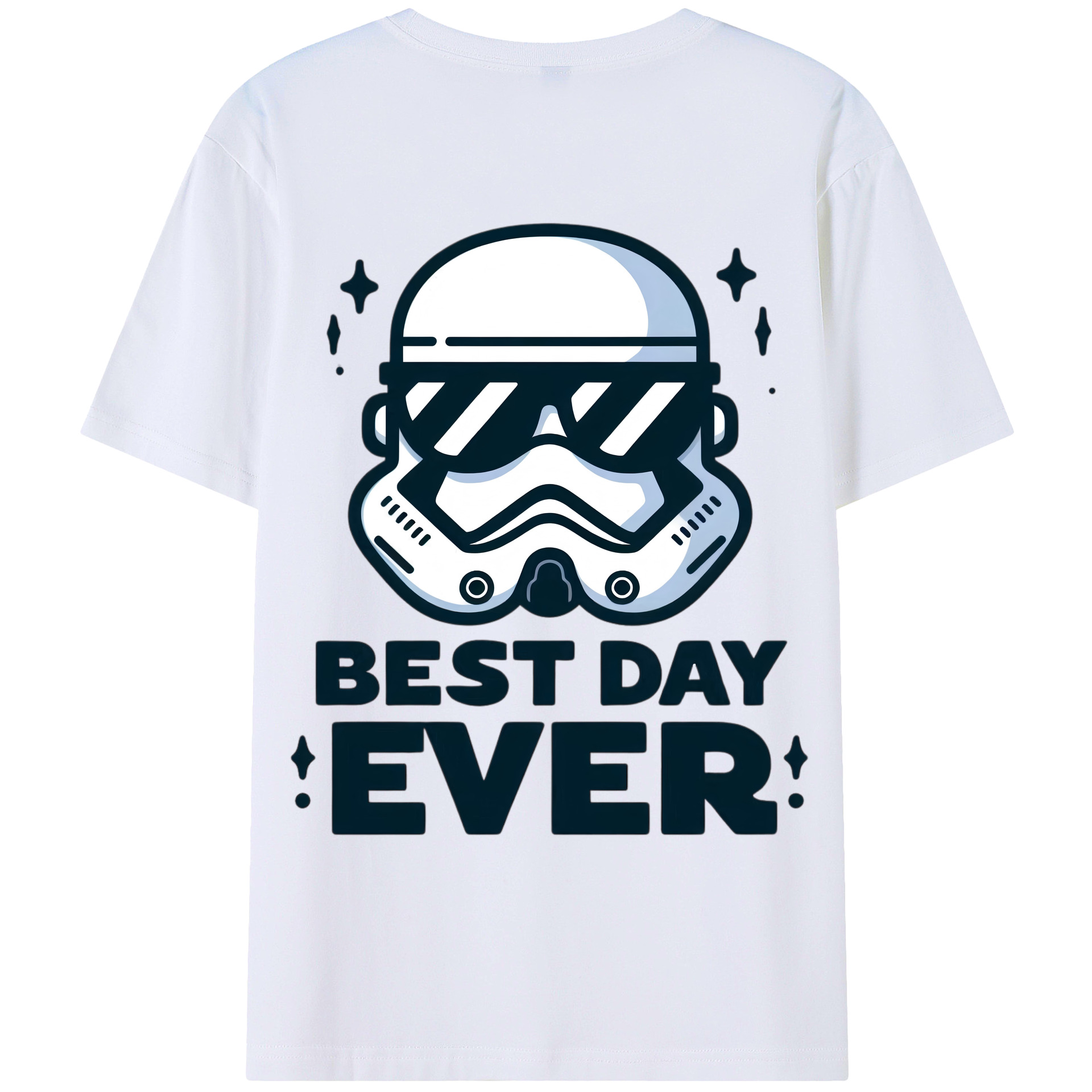 （画像用） スター・ウォーズ Star Wars 綿100％ メンズ半袖Tシャツ（バックプリント） 通気性