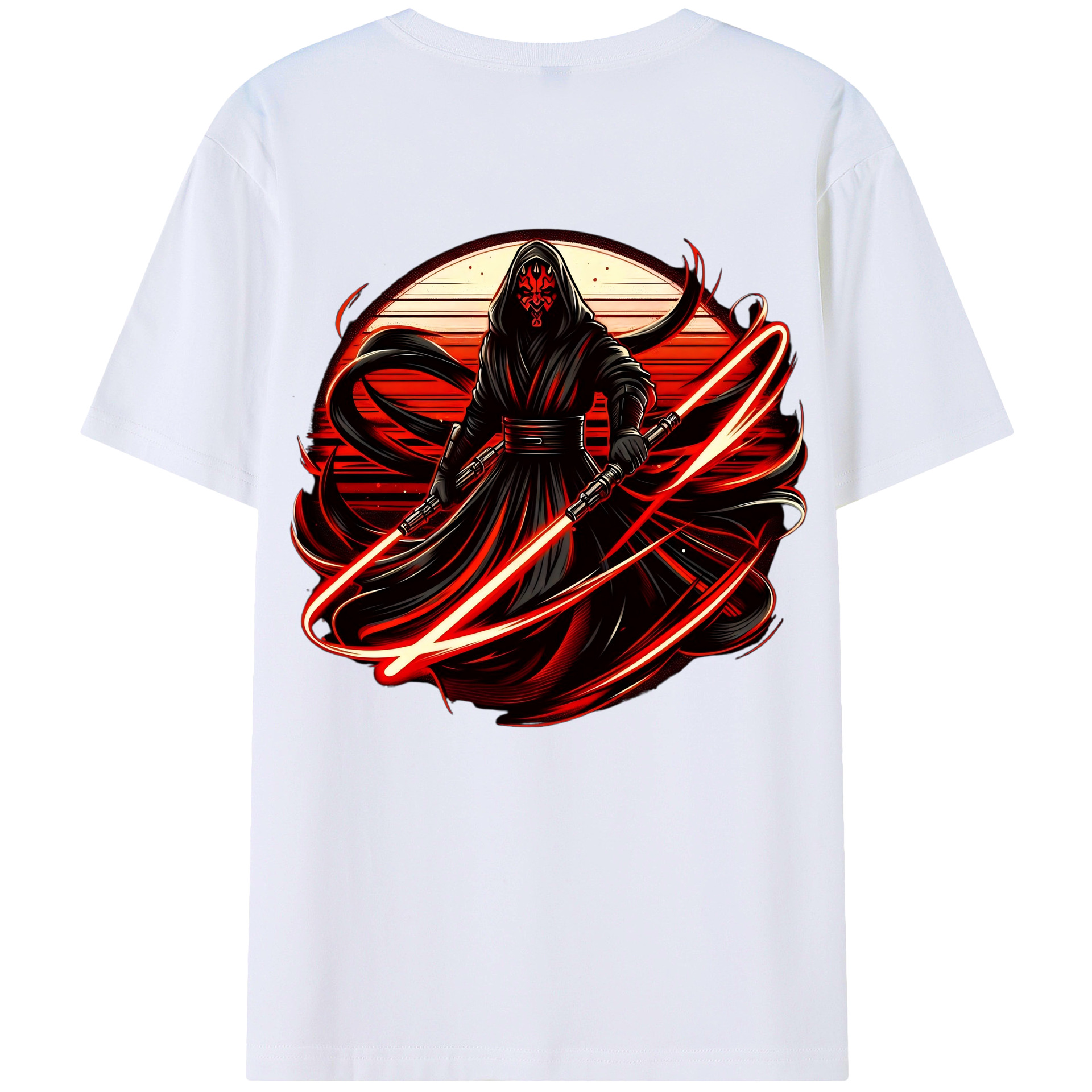 （画像用） スター・ウォーズ Star Wars 綿100％ メンズ半袖Tシャツ（バックプリント） 通気性