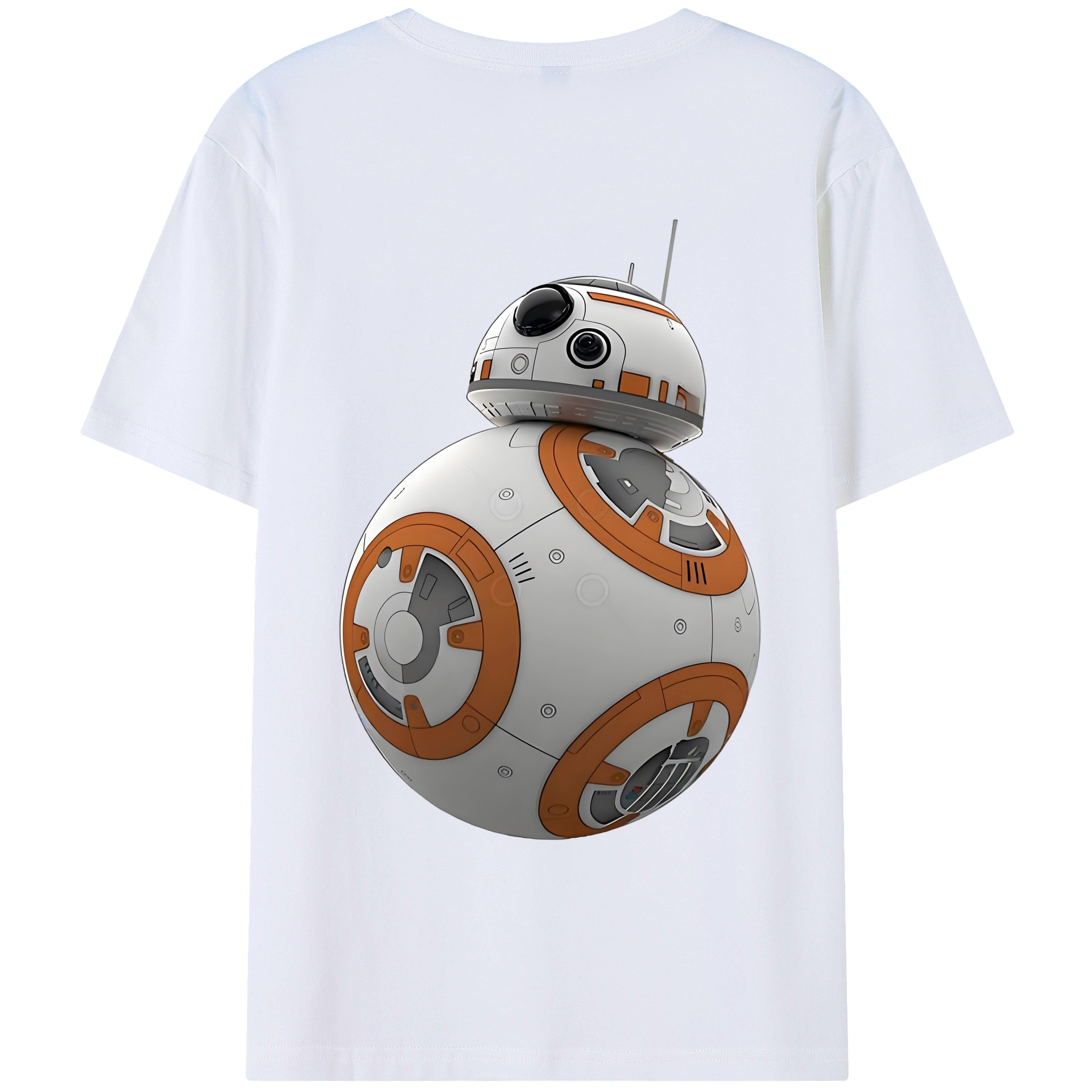 （画像用） スター・ウォーズ Star Wars 綿100％ メンズ半袖Tシャツ（バックプリント） 通気性