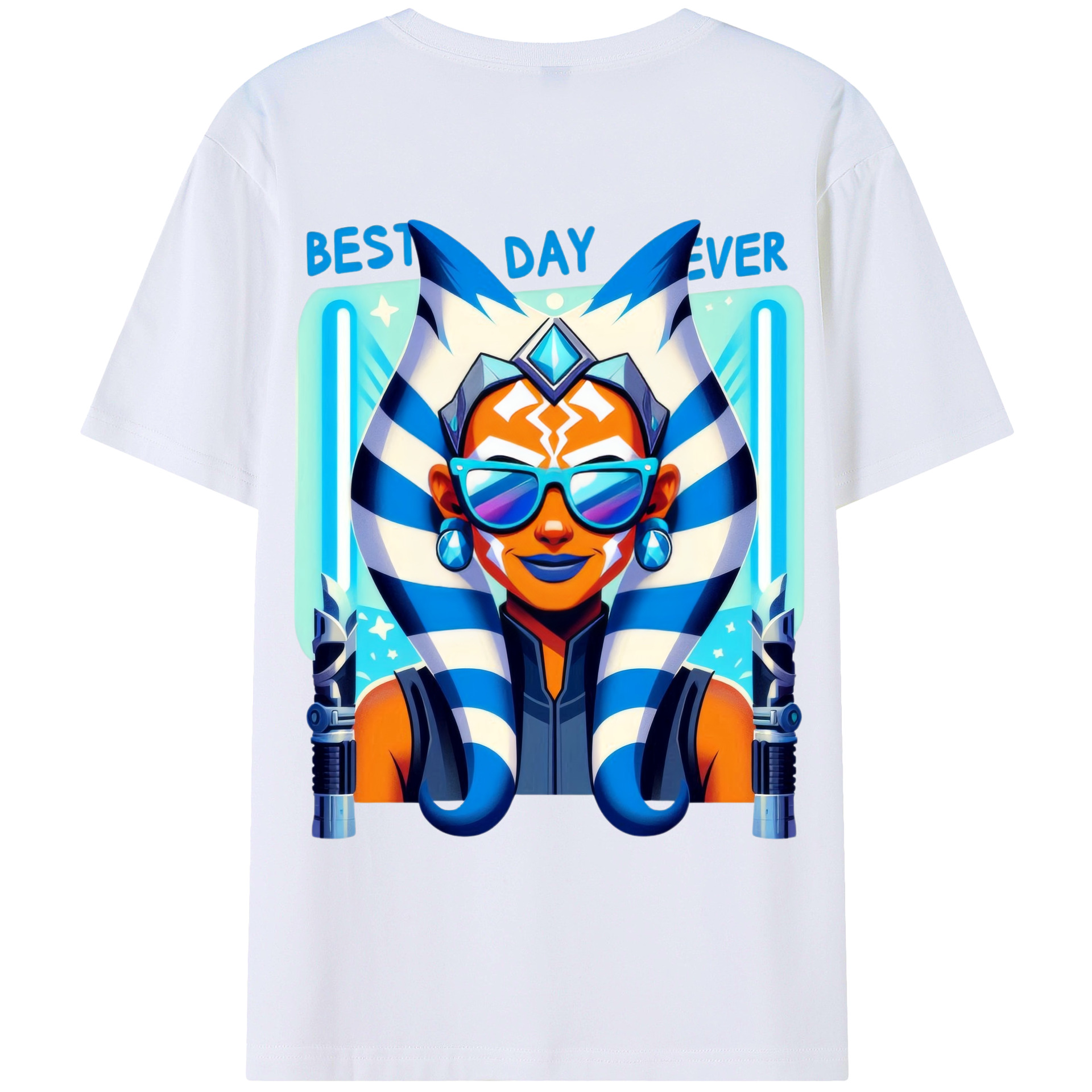 （画像用） スター・ウォーズ Star Wars 綿100％ メンズ半袖Tシャツ（バックプリント） 通気性