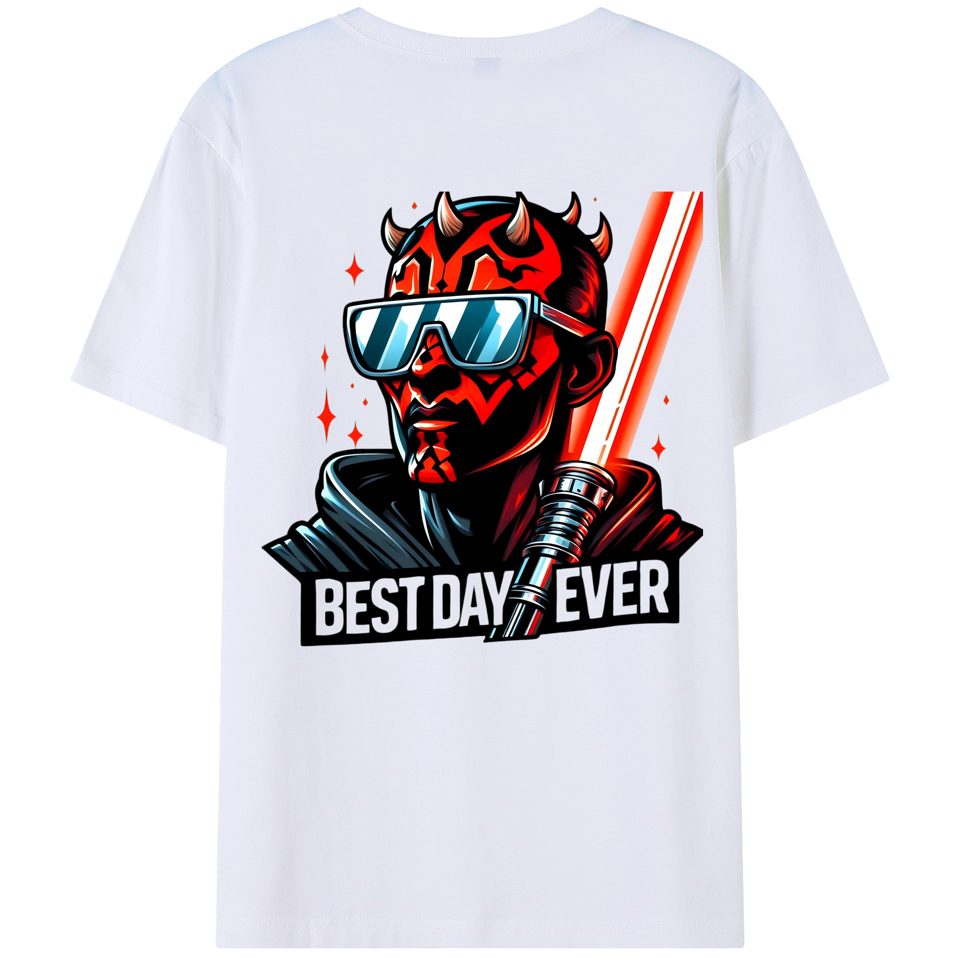 （画像用） スター・ウォーズ Star Wars 綿100％ メンズ半袖Tシャツ（バックプリント） 通気性