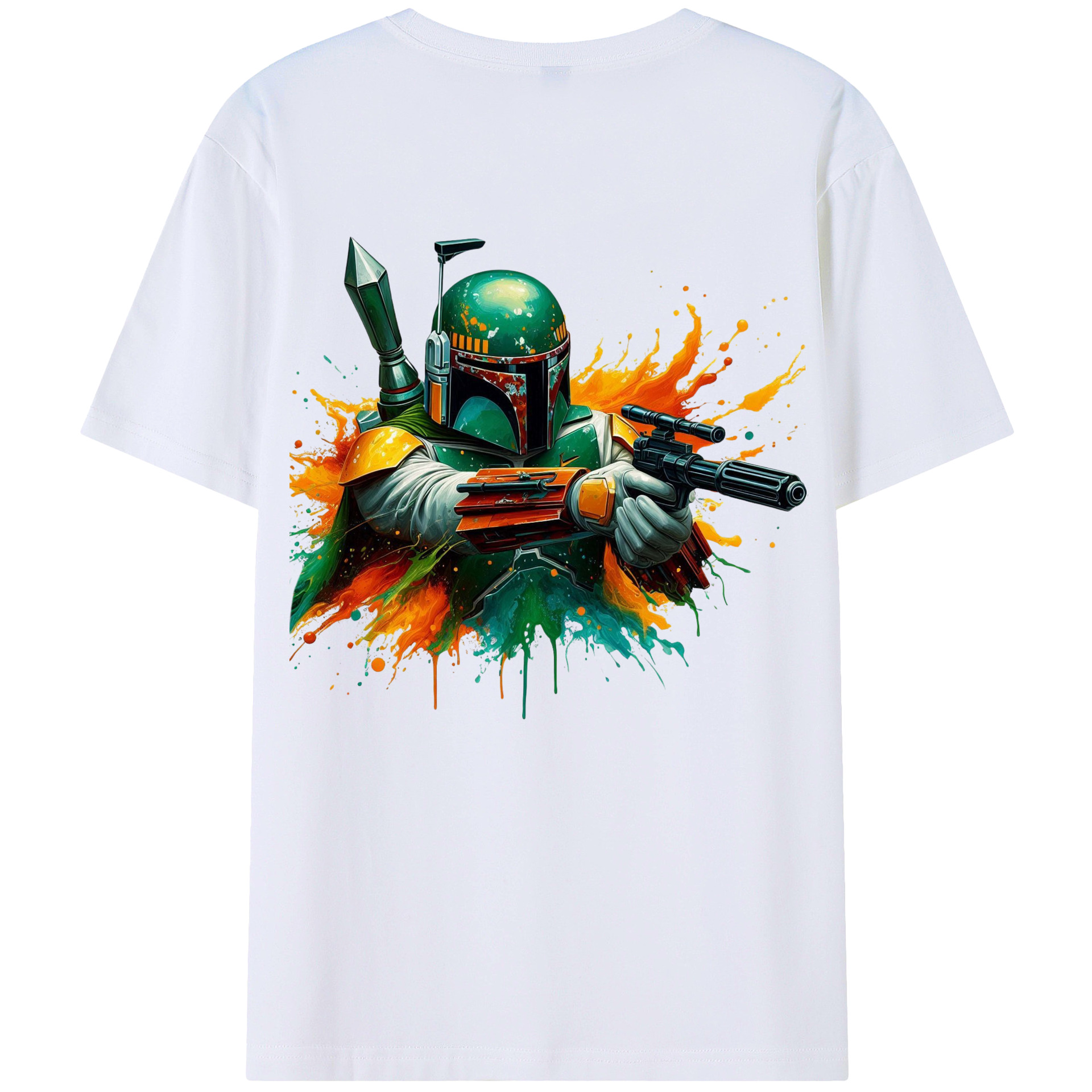 （画像用） スター・ウォーズ Star Wars 綿100％ メンズ半袖Tシャツ（バックプリント） 通気性