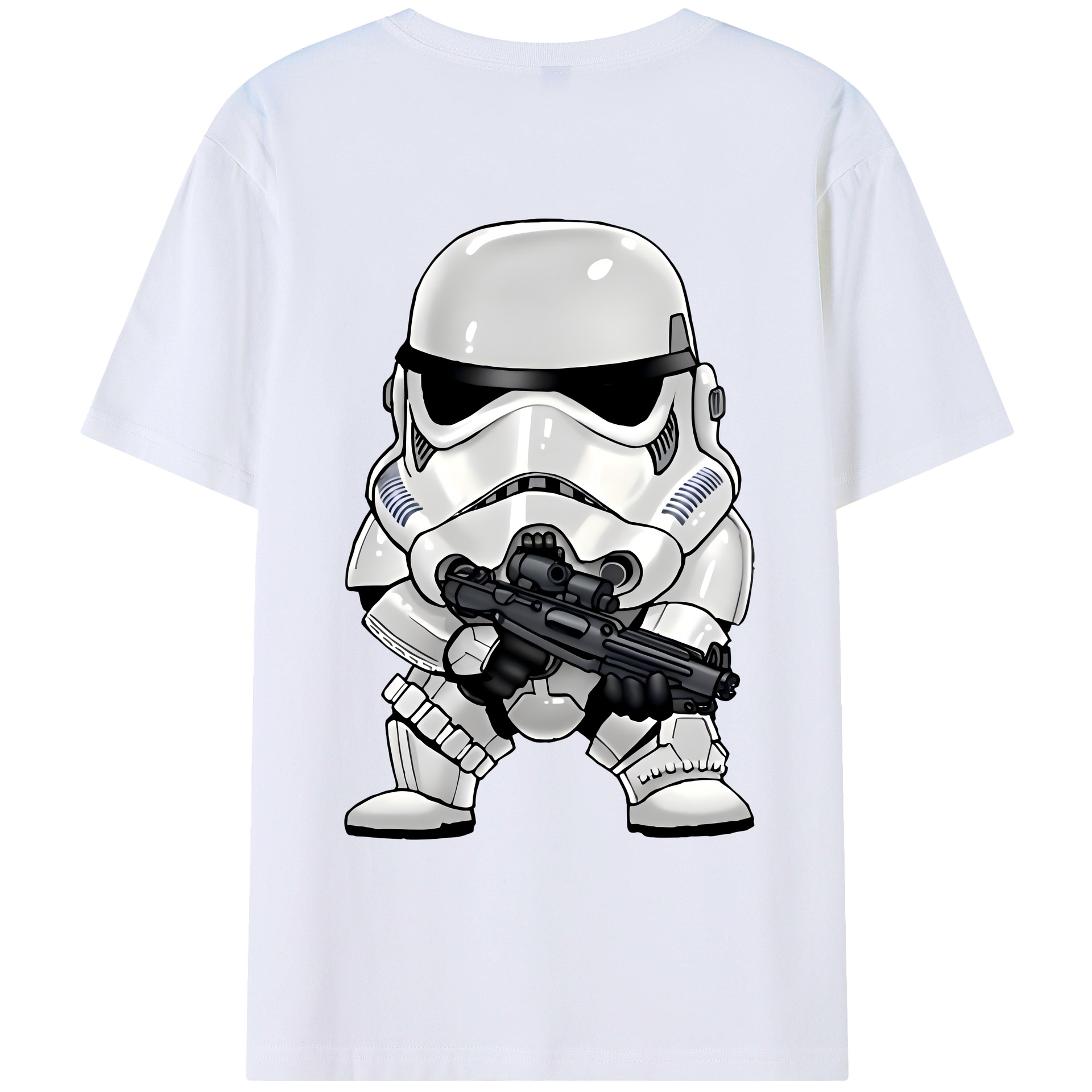 （画像用） スター・ウォーズ Star Wars 綿100％ メンズ半袖Tシャツ（バックプリント） 通気性